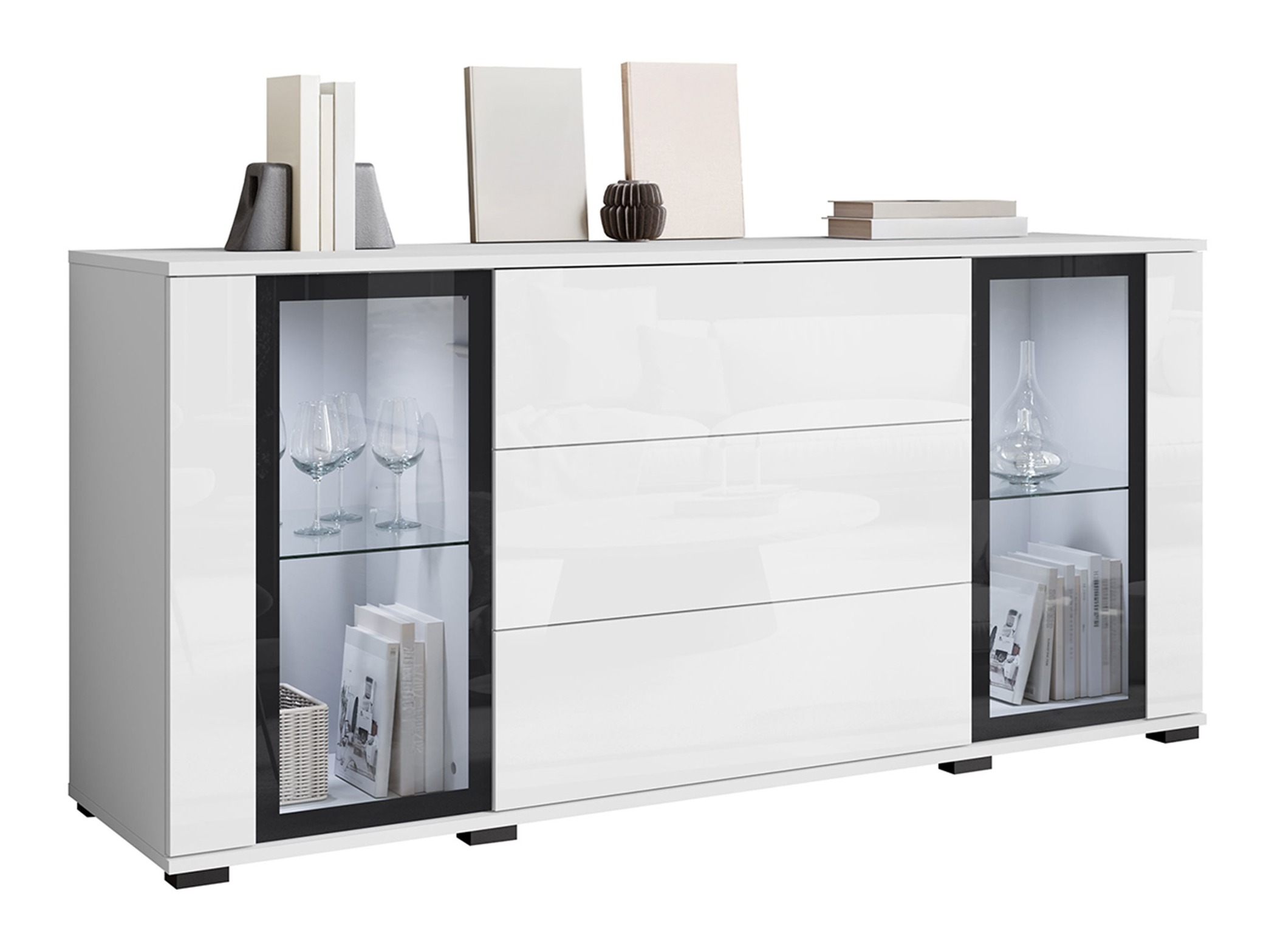 Lipasto Torcame 101 (Valkoinen + Kiiltävä valkoinen)