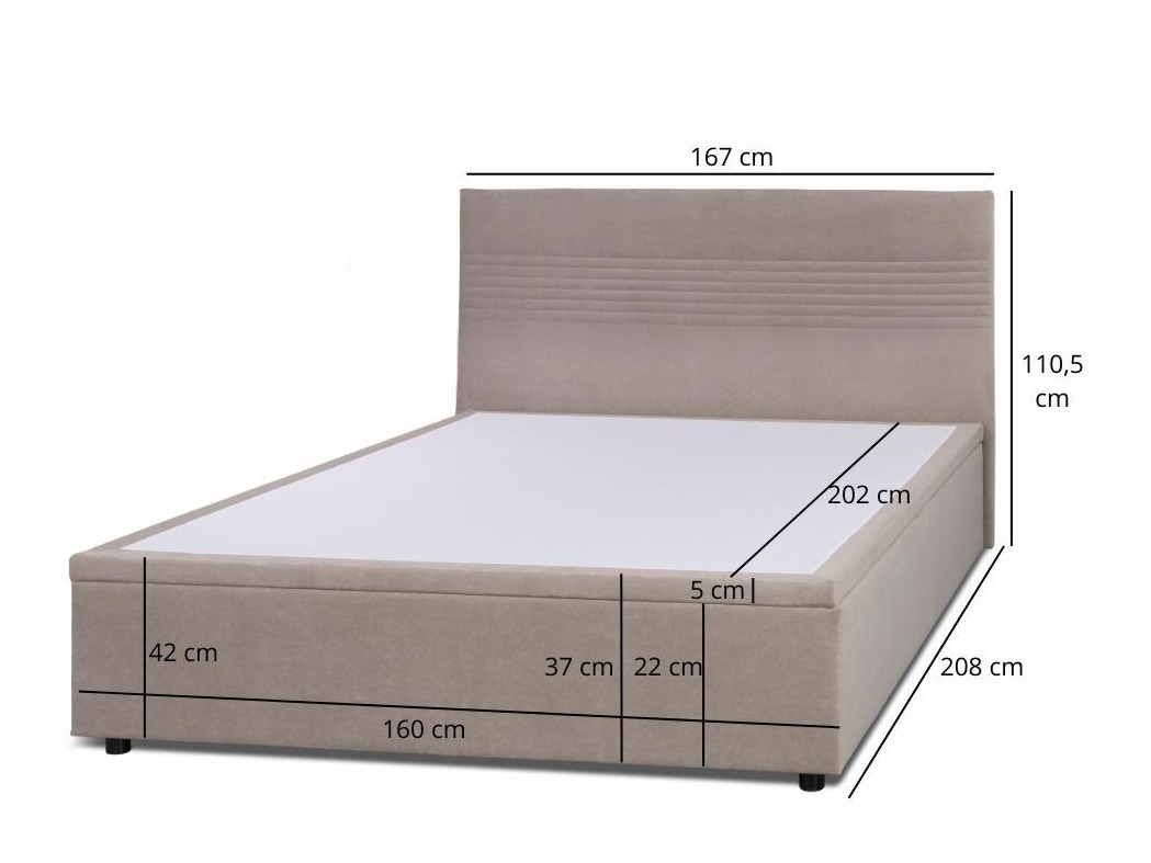 Sänky Durham 120 (Mono 233)