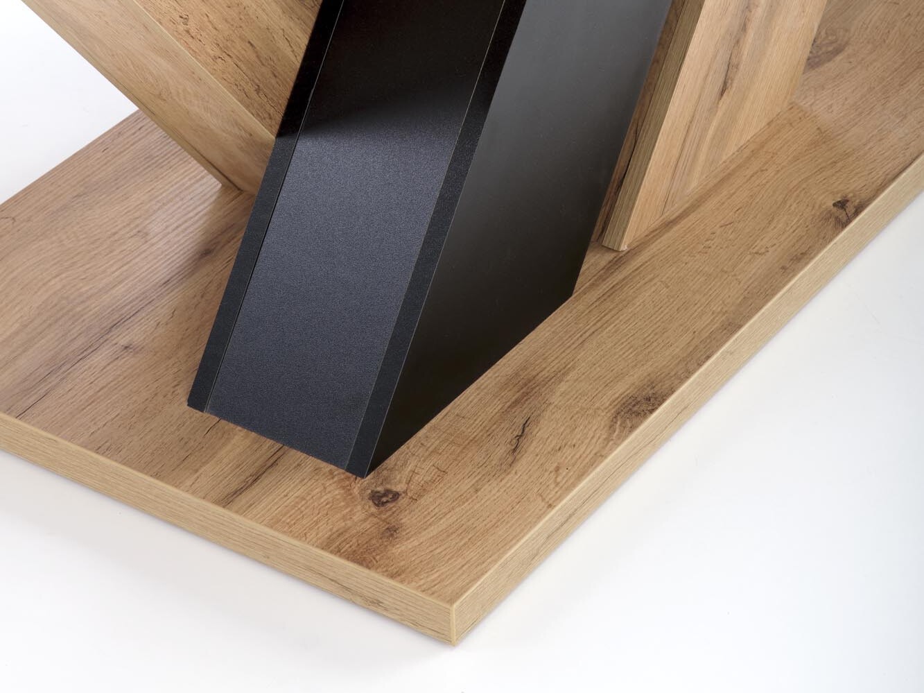 Pöytä Houston 2091 (Wotan tammi + Musta)