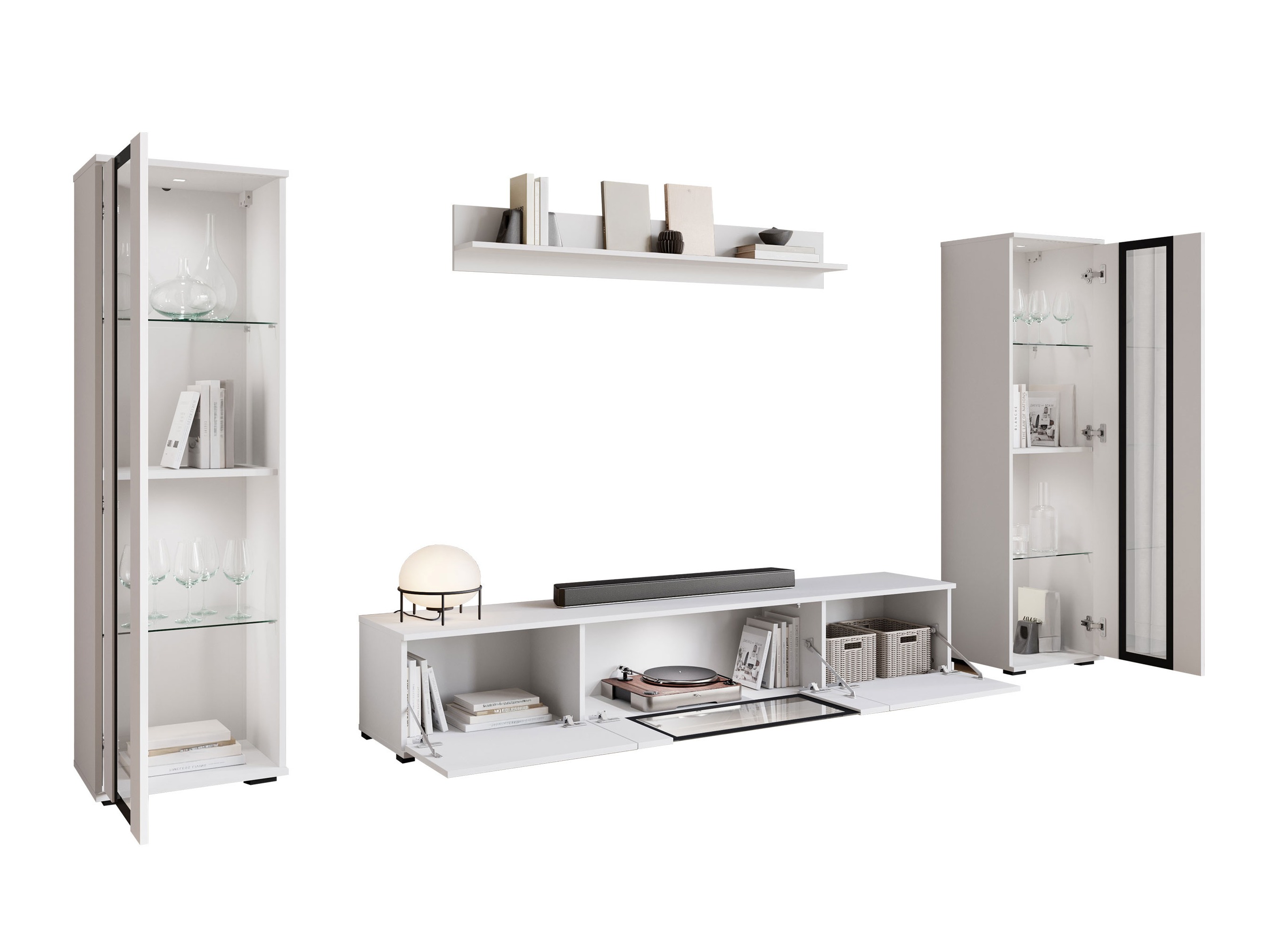 Olohuonesetti Torcame 103 (Musta)