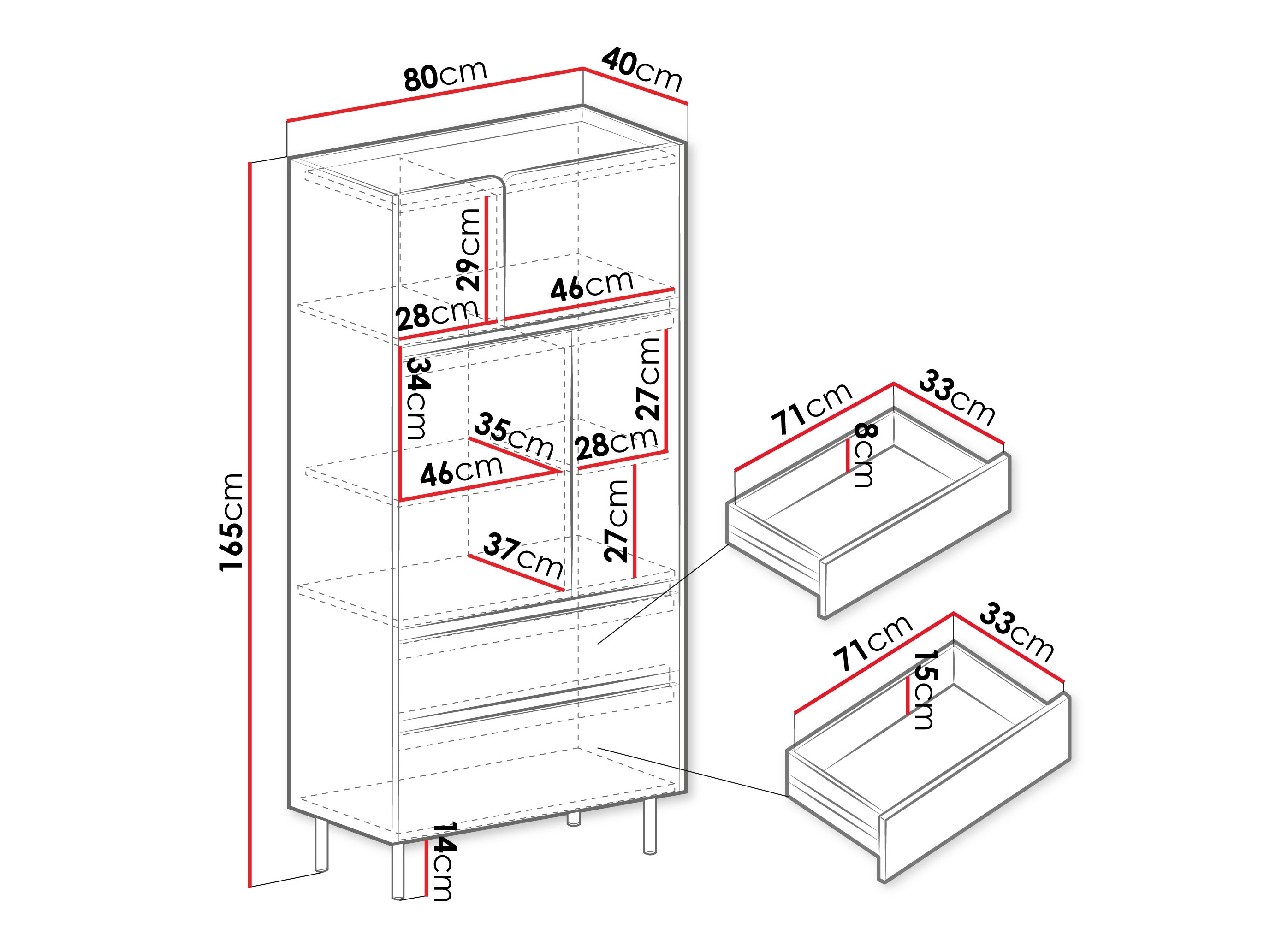 Hylly Fiosono 104 (Eukalyptus + Tammi)