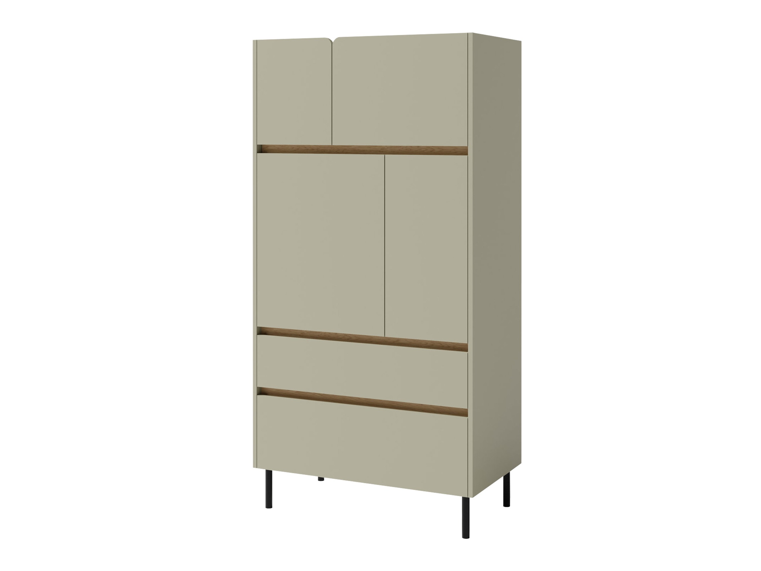 Hylly Fiosono 104 (Pölyinen vihreä + Tammi)