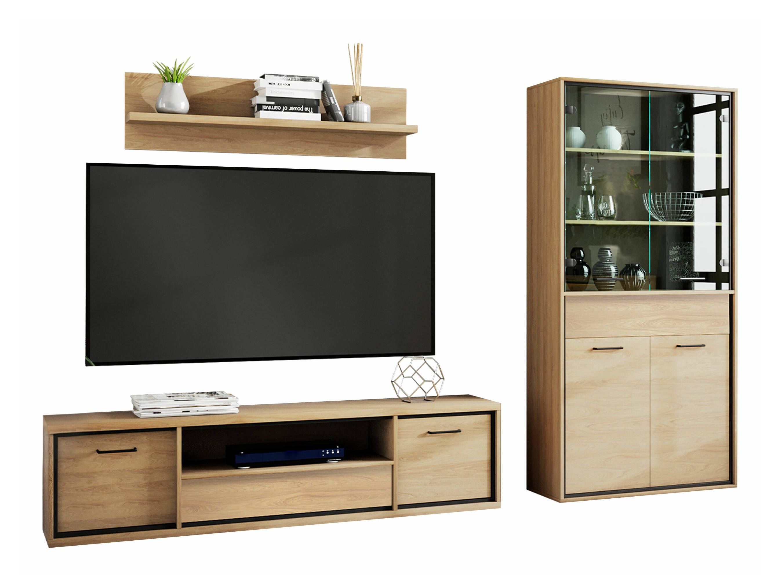 Olohuonesetti Etrmoni 119 (Vaalea puu)