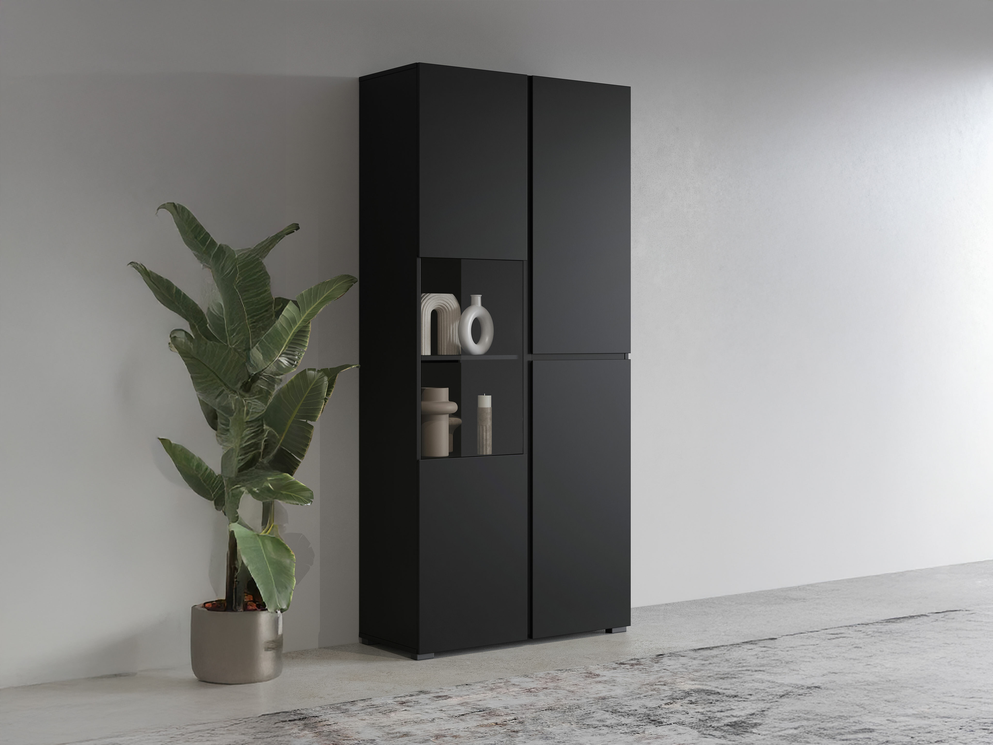 Hylly Alfere 110 (Musta)