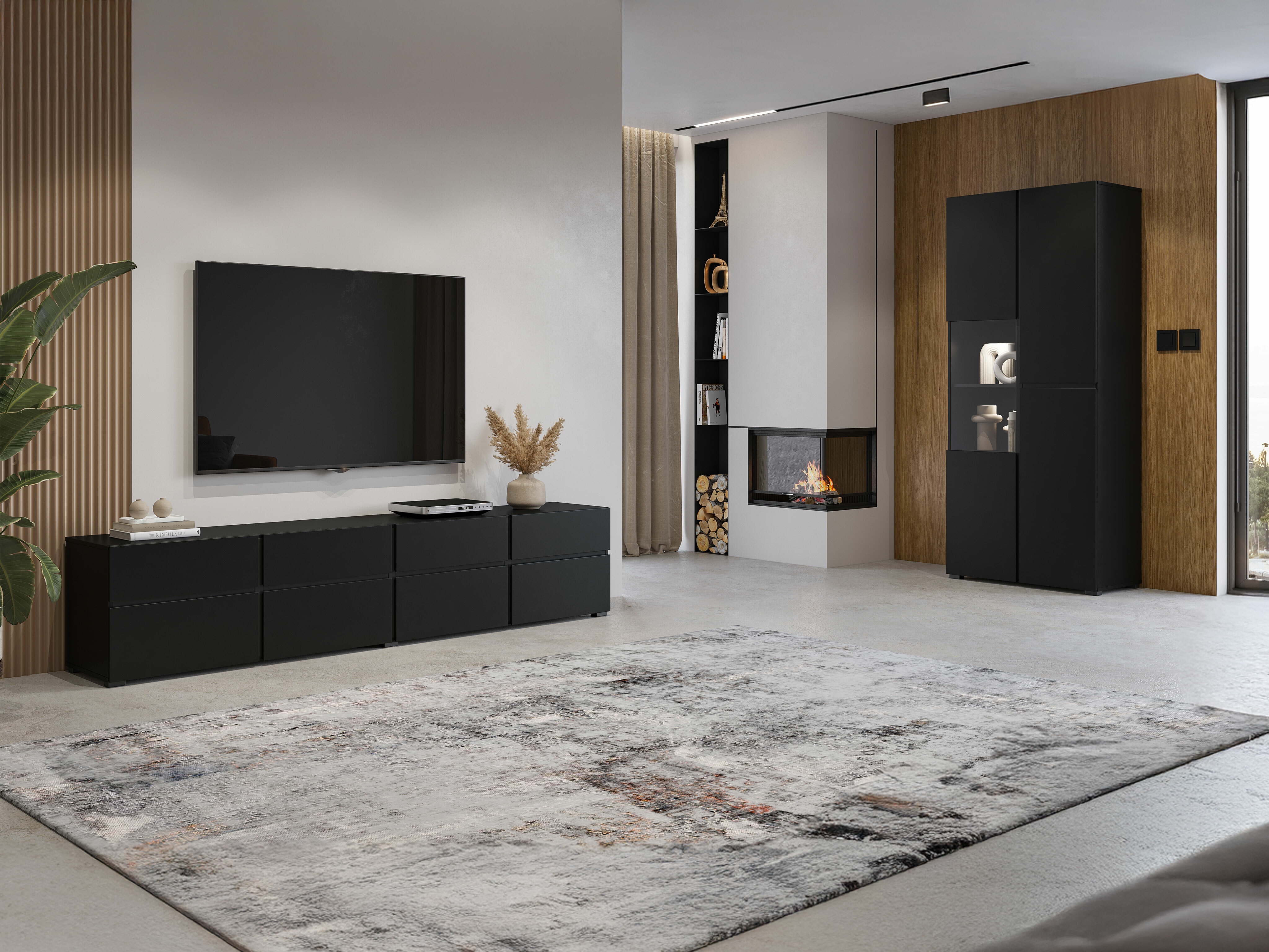 Hylly Alfere 110 (Musta)