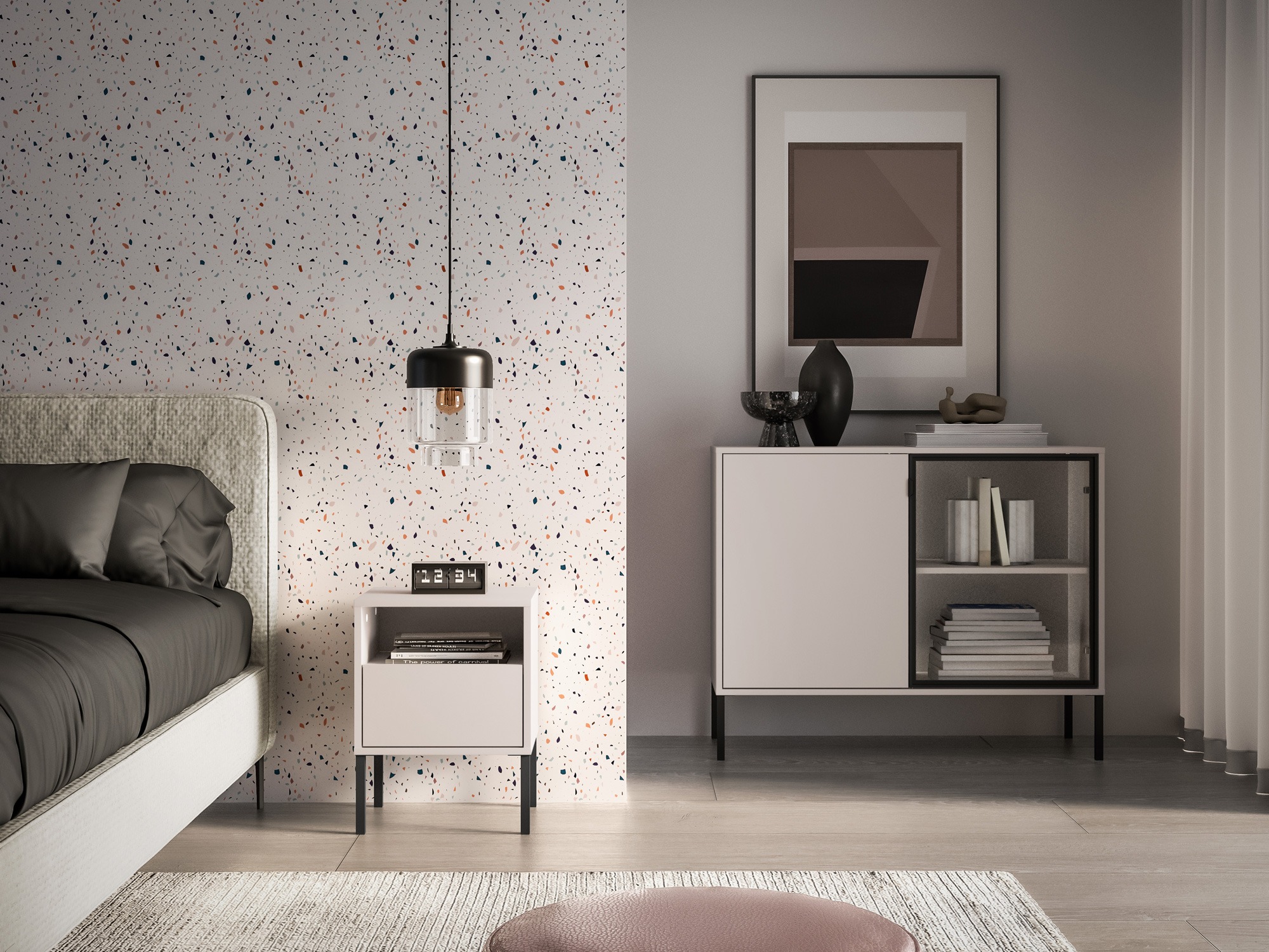 Yöpöytä Virsalo 104 (Kashmir)