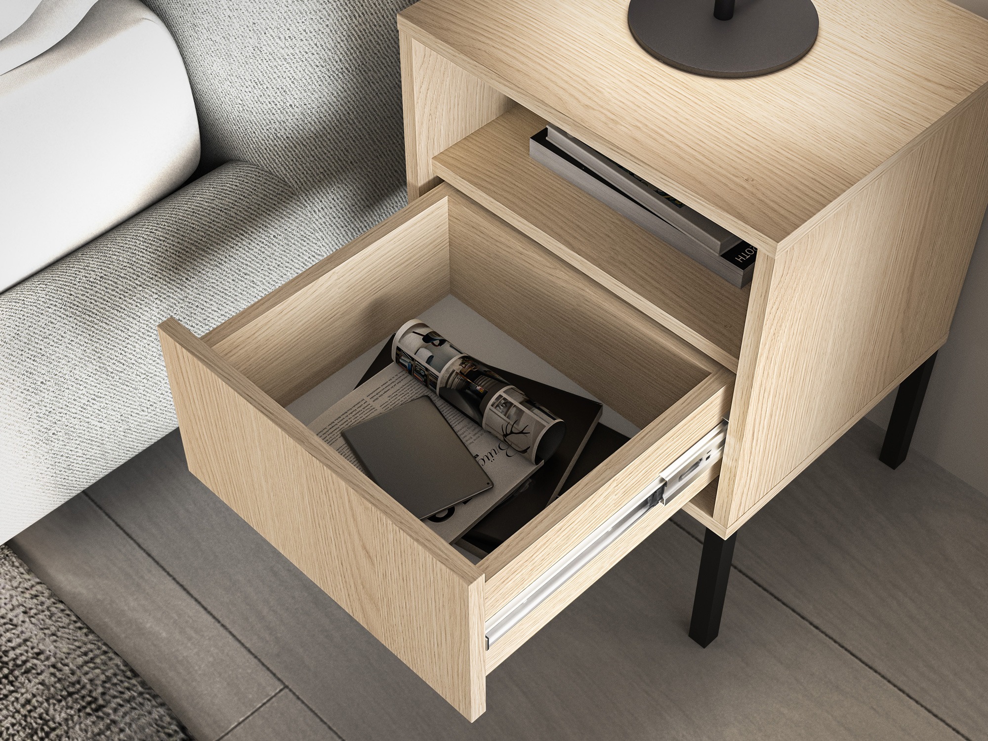 Yöpöytä Virsalo 104 (Tammi)