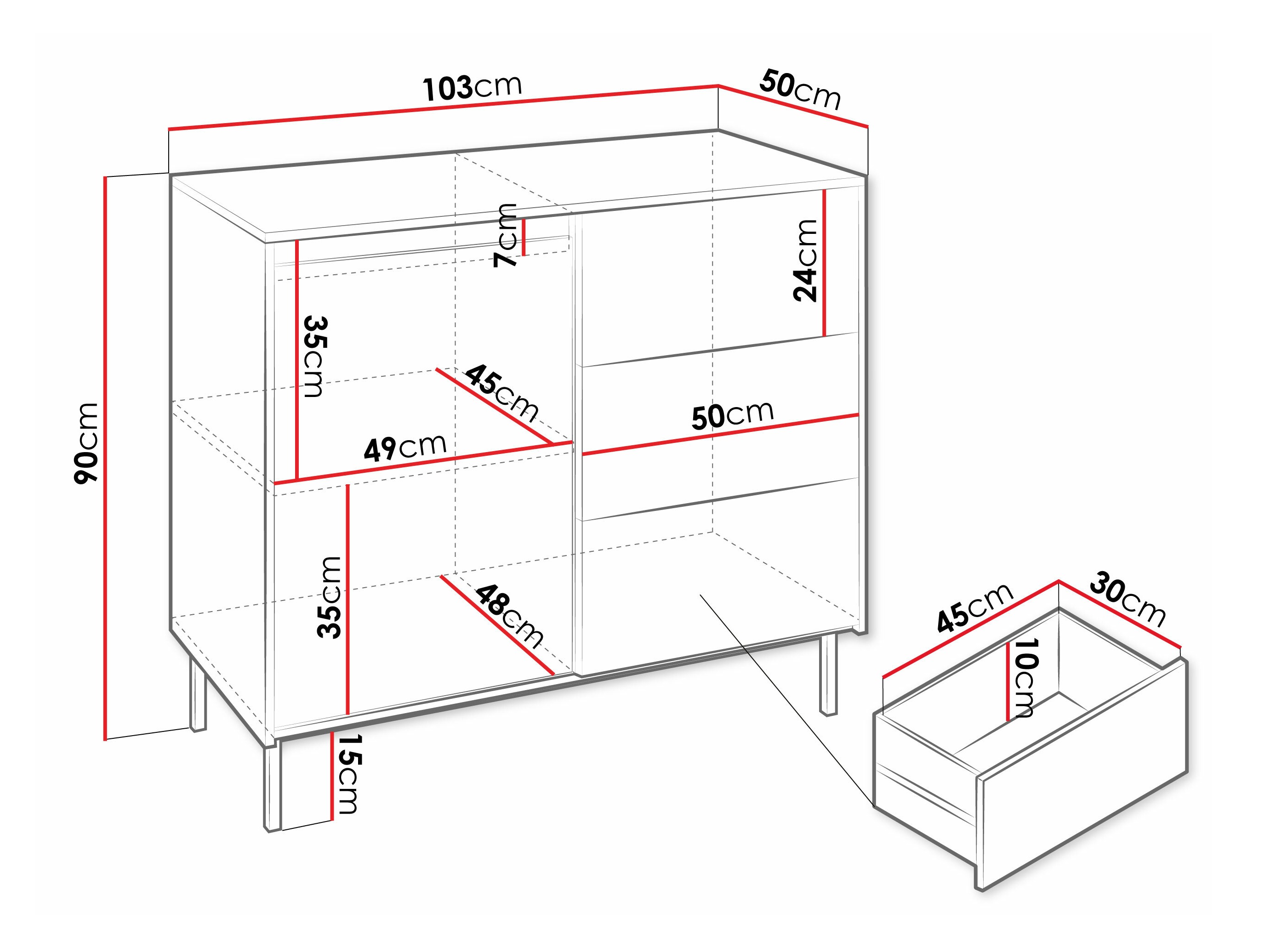 Lipasto Comfivo Delruva 100 (Musta)