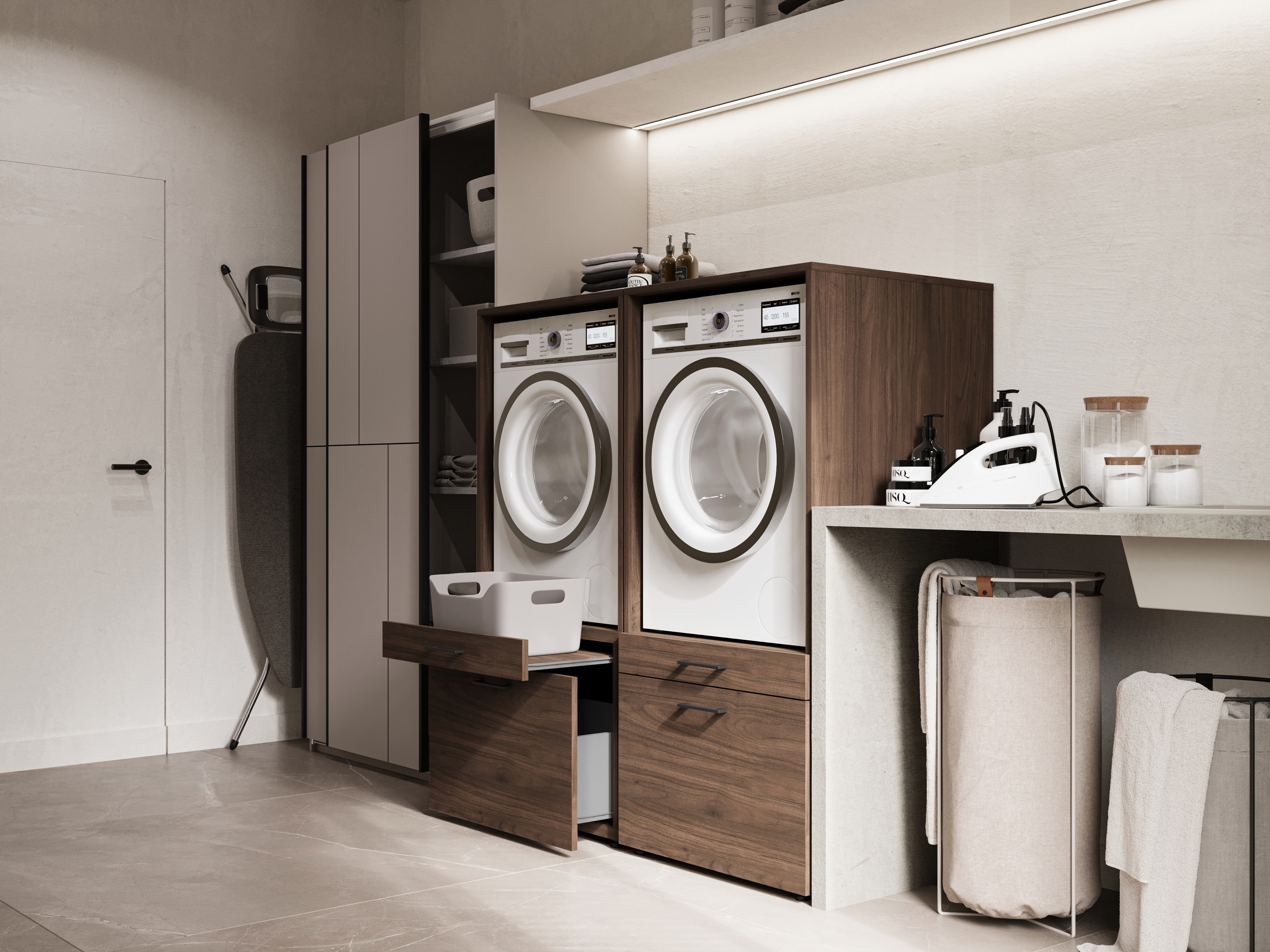 Kylpyhuonesetti Novdele 105 (Pähkinä)