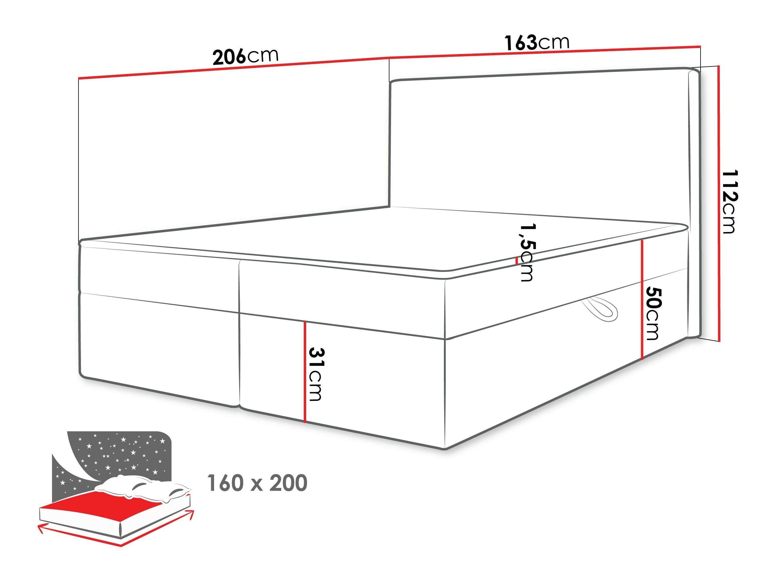 Jenkkisänky Comfivo Arbitas (Ambience 02)