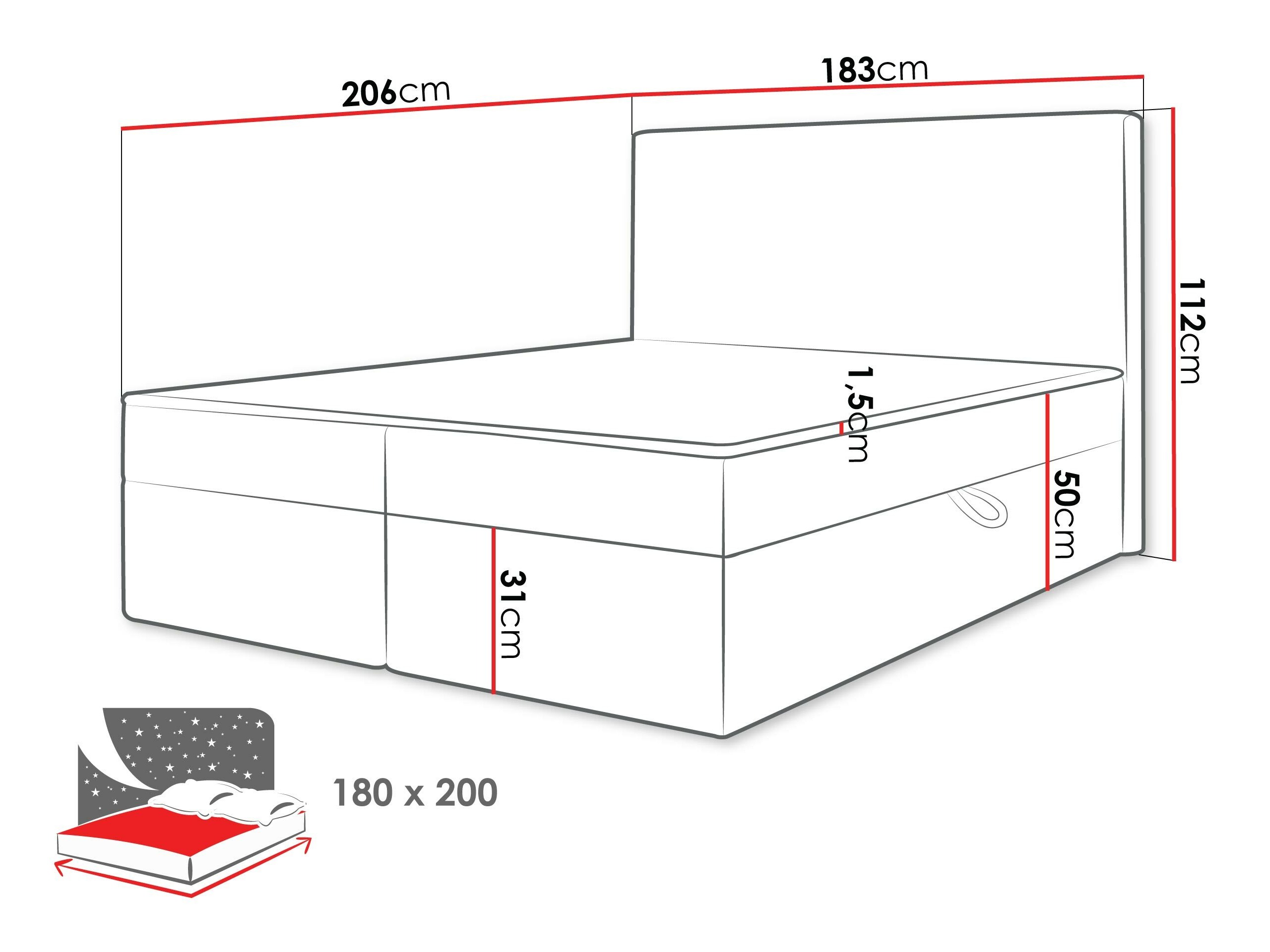Jenkkisänky Comfivo Arbitas (Ambience 02)