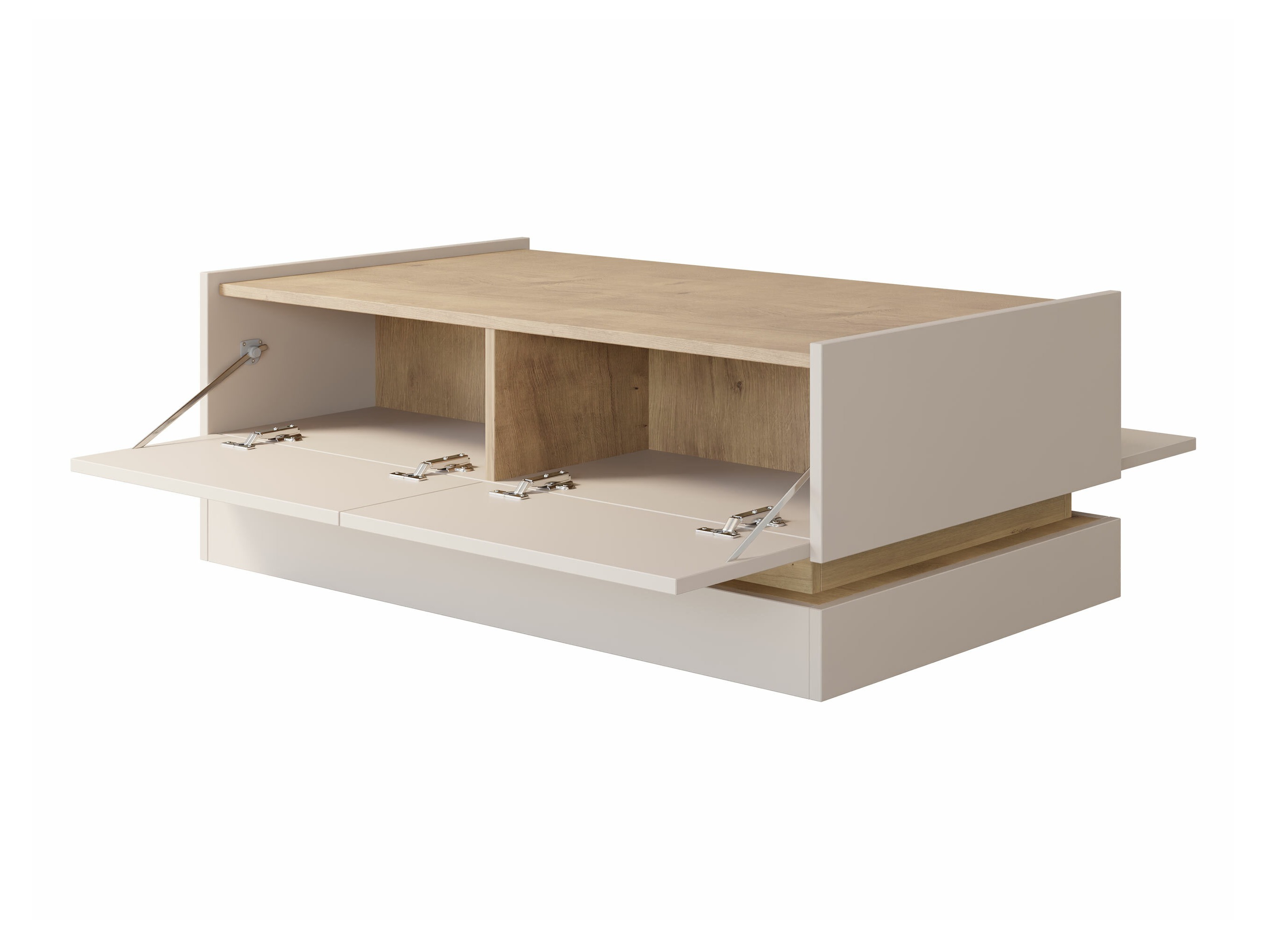 Sohvapöytä Comfivo Tilia (Musta + Tammi)