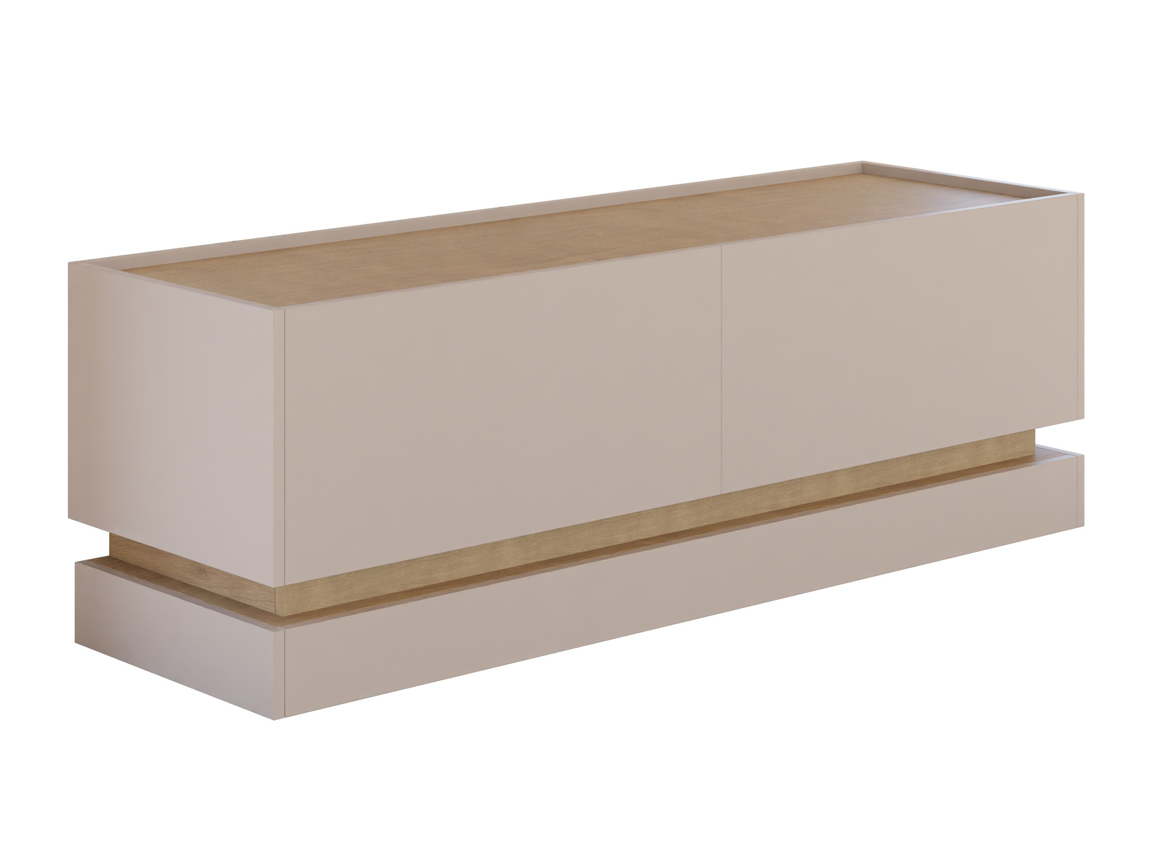 TV-taso Comfivo Dalvenu 105 (Vaaleanruskea + Tammi)