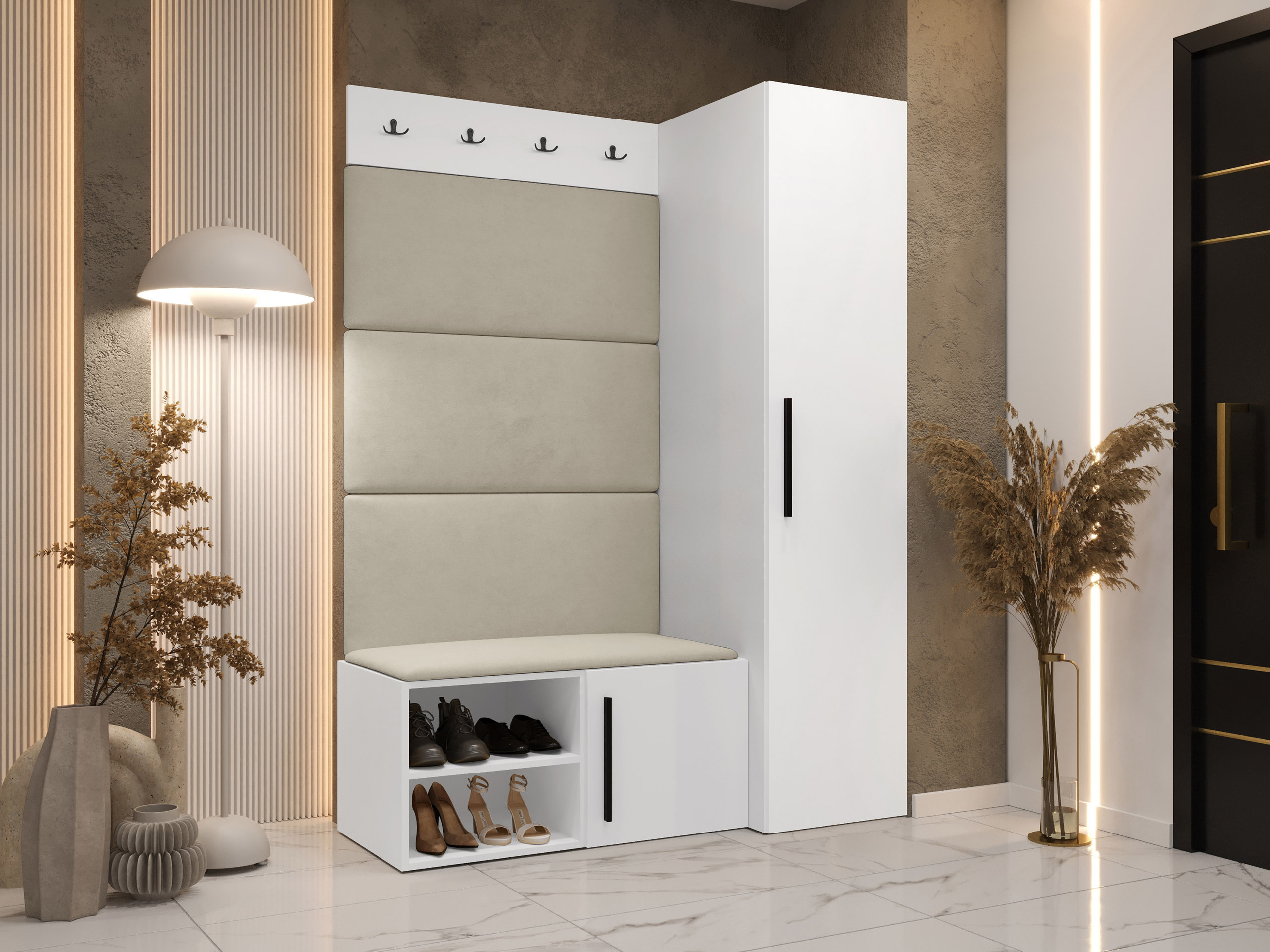 Eteissetti Nitos II (Valkoinen)