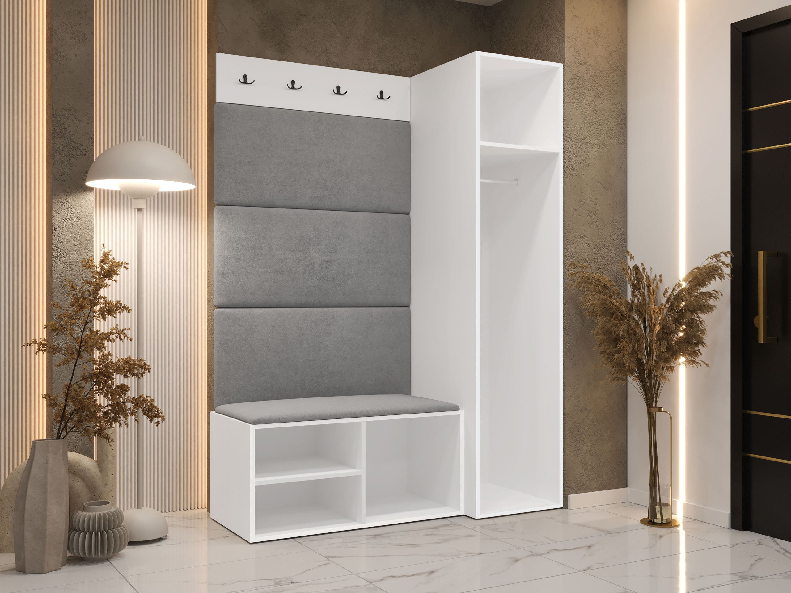 Eteissetti Nitos II (Valkoinen)