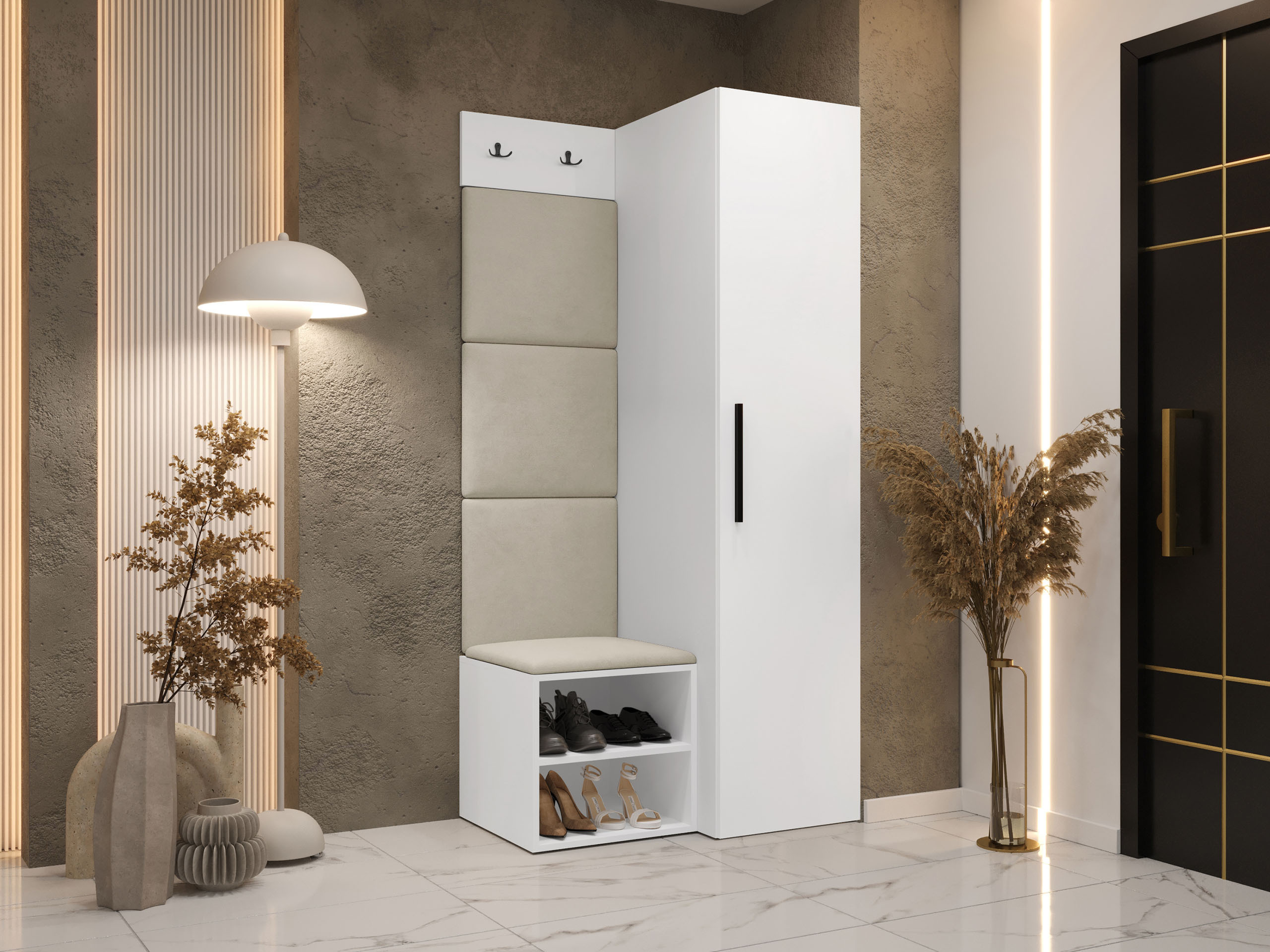 Eteissetti Nitos III (Valkoinen)