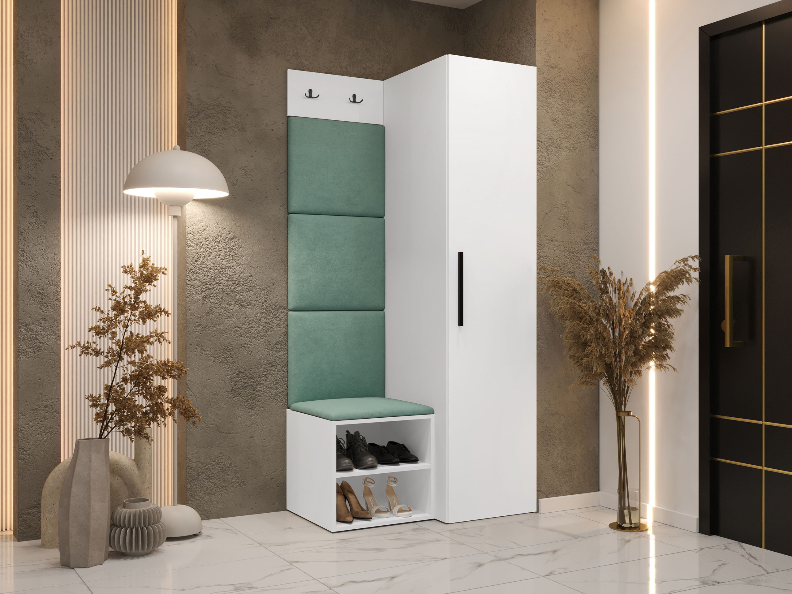 Eteissetti Nitos III (Valkoinen)