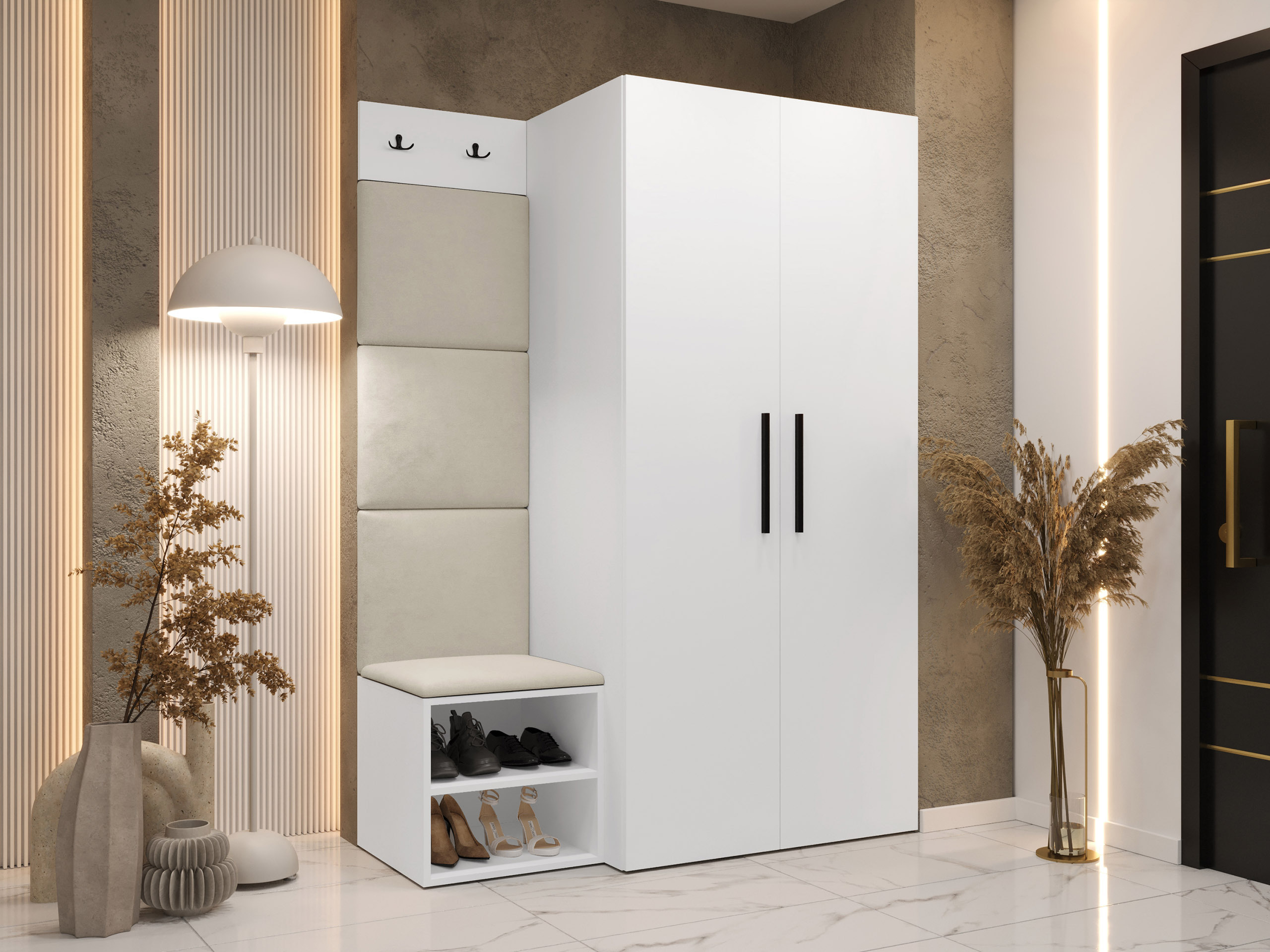 Eteissetti Nitos IV (Valkoinen)