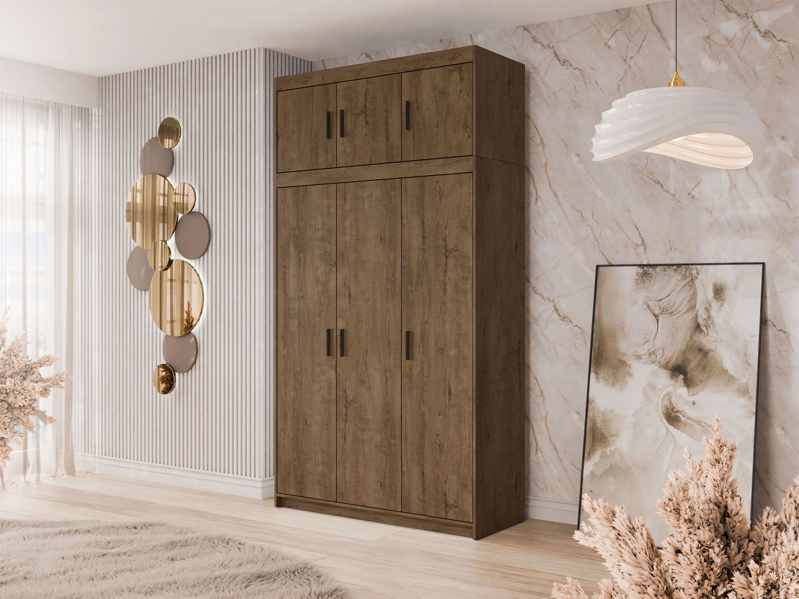 Vaatekaappi Novduni 104 (Lefkas tammi)