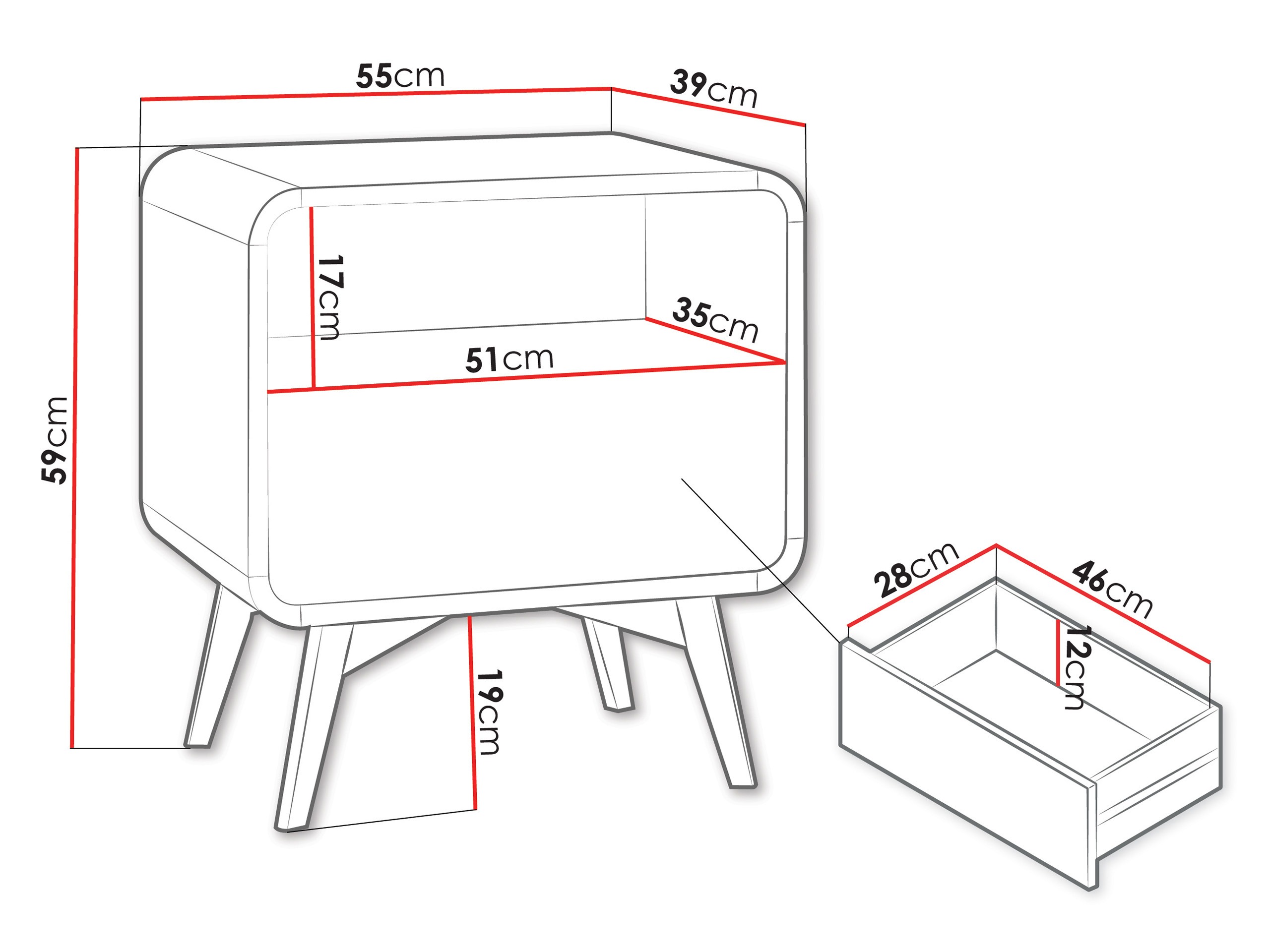 Yöpöytä Talsalo 106