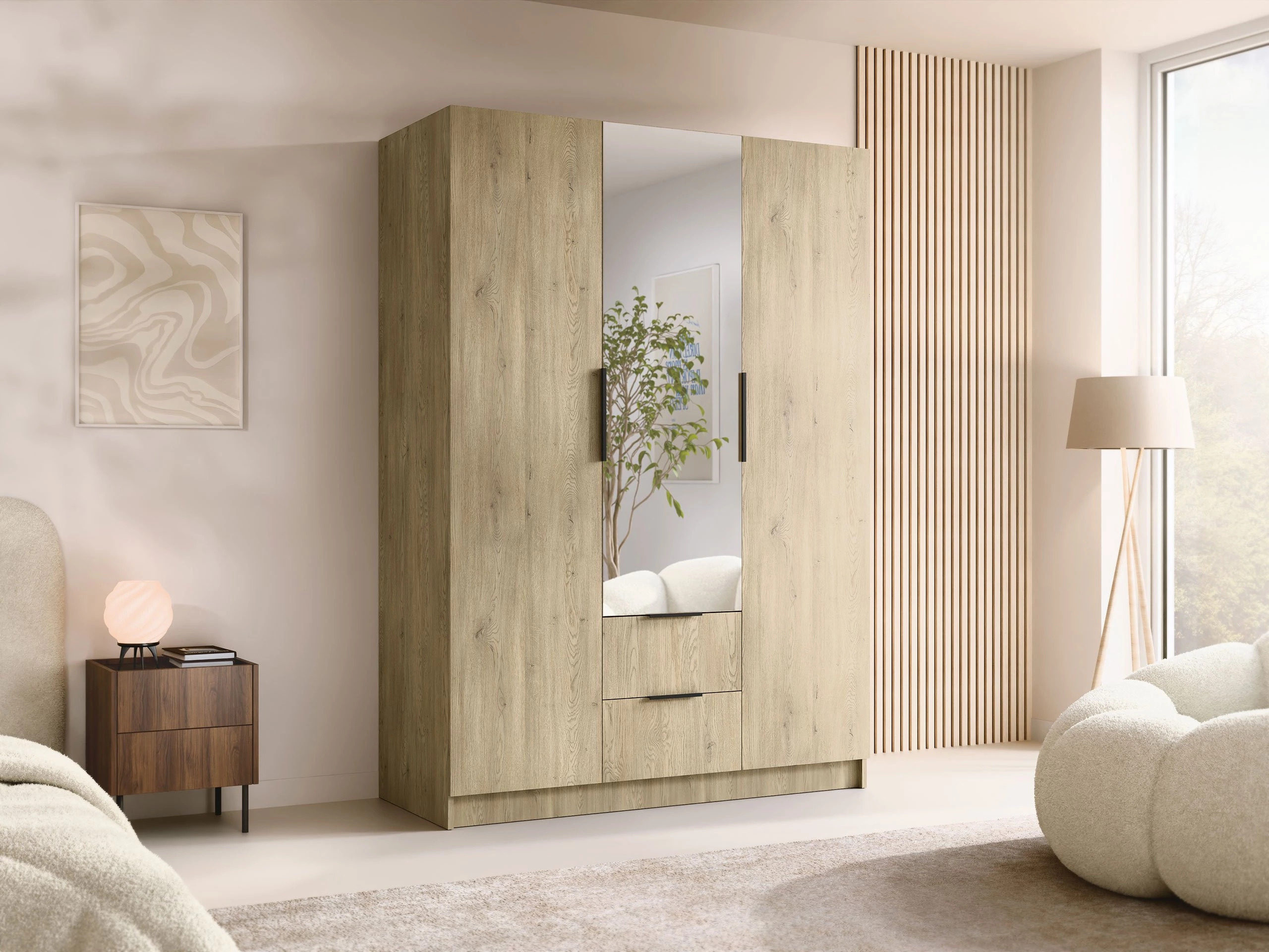 Vaatekaappi Closico Calvron II (Tammi)