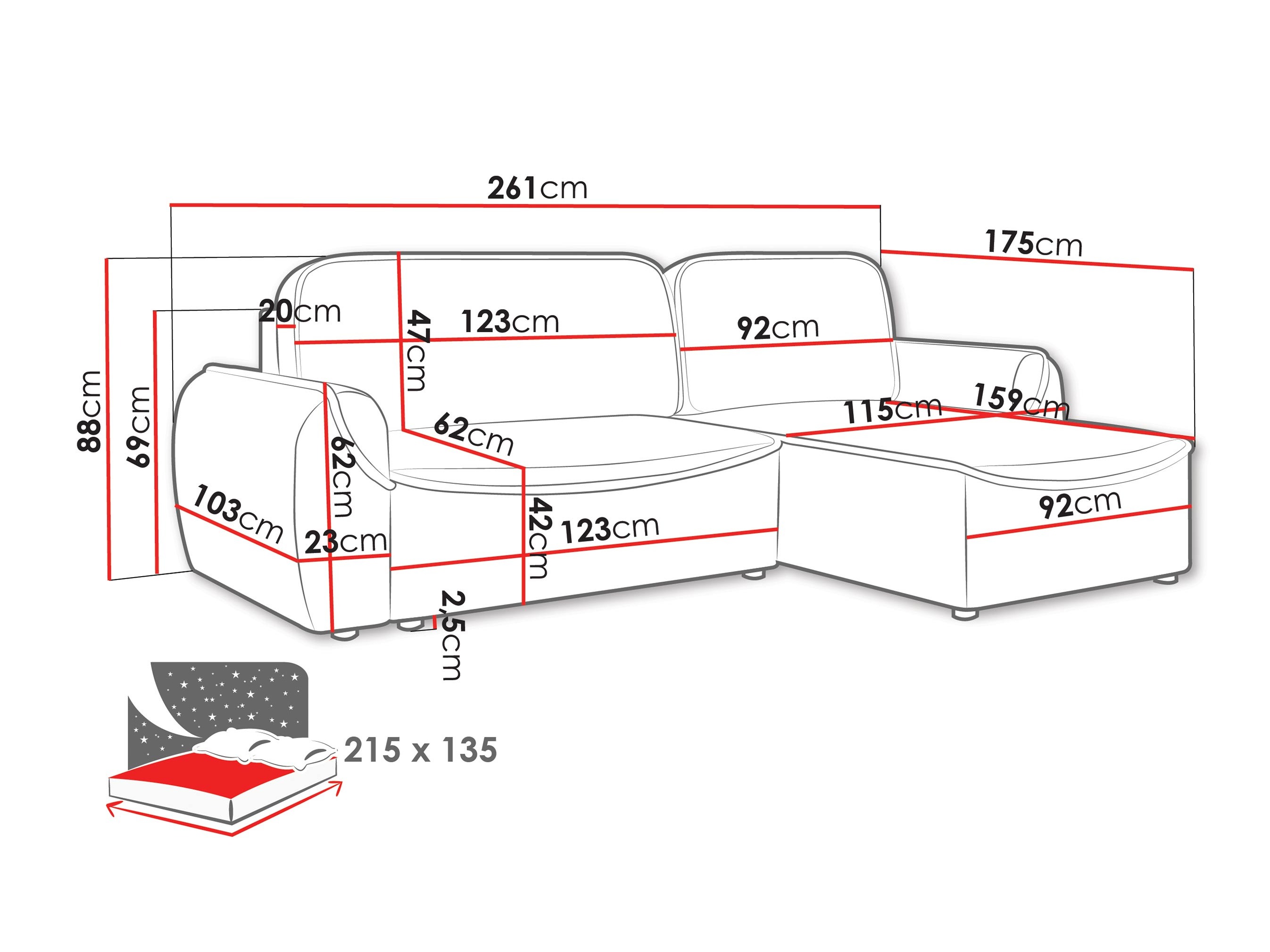 Kulmasohva Comfivo 503 (Cruz 79)