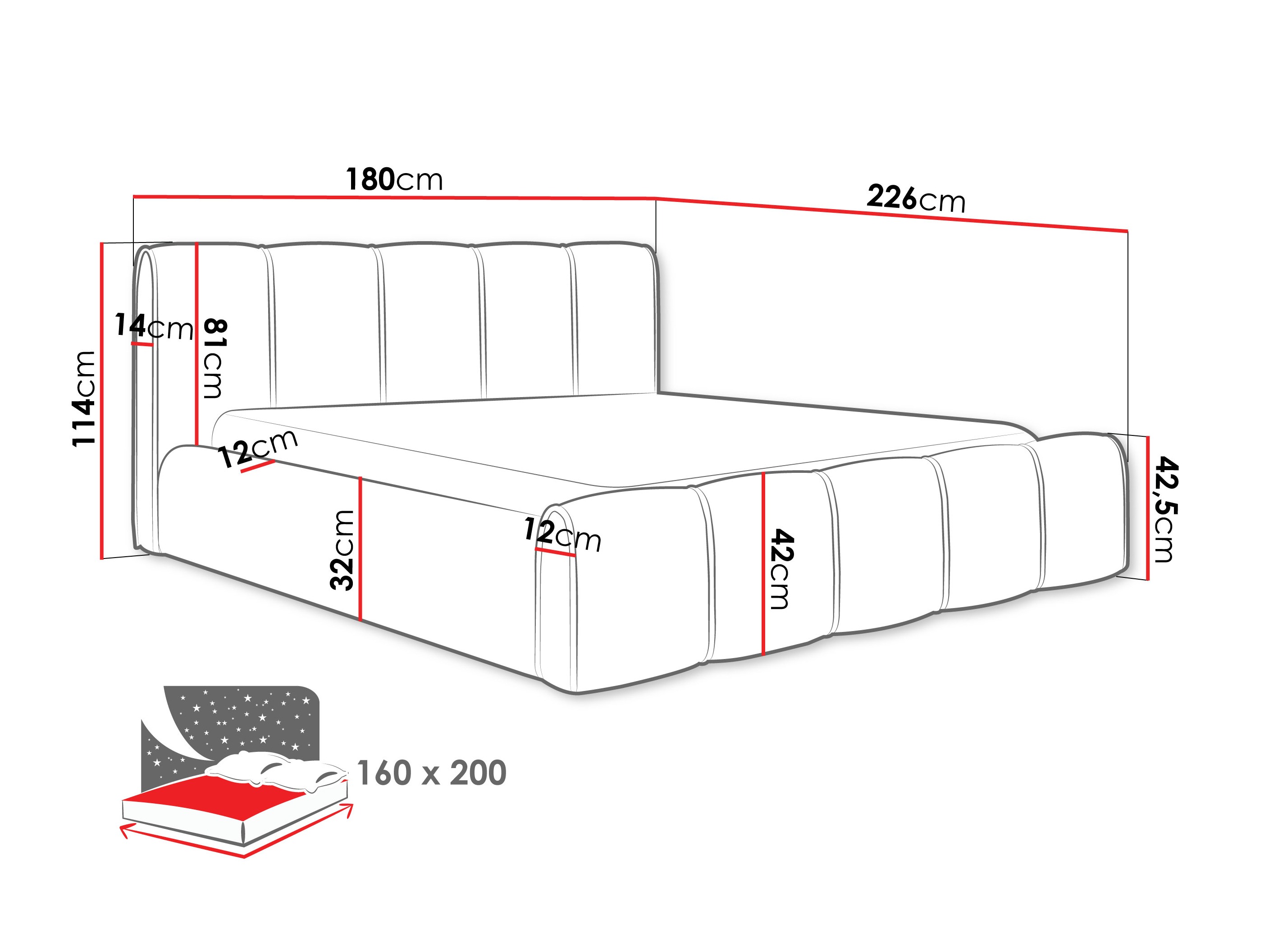 Sänky Clario (Paros 02)