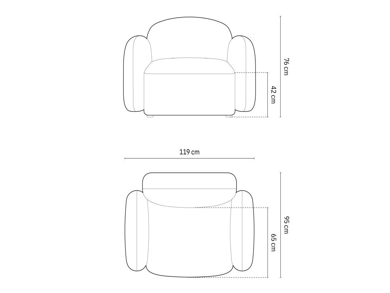 Nojatuoli Tolmira 103 (Casino Lion)