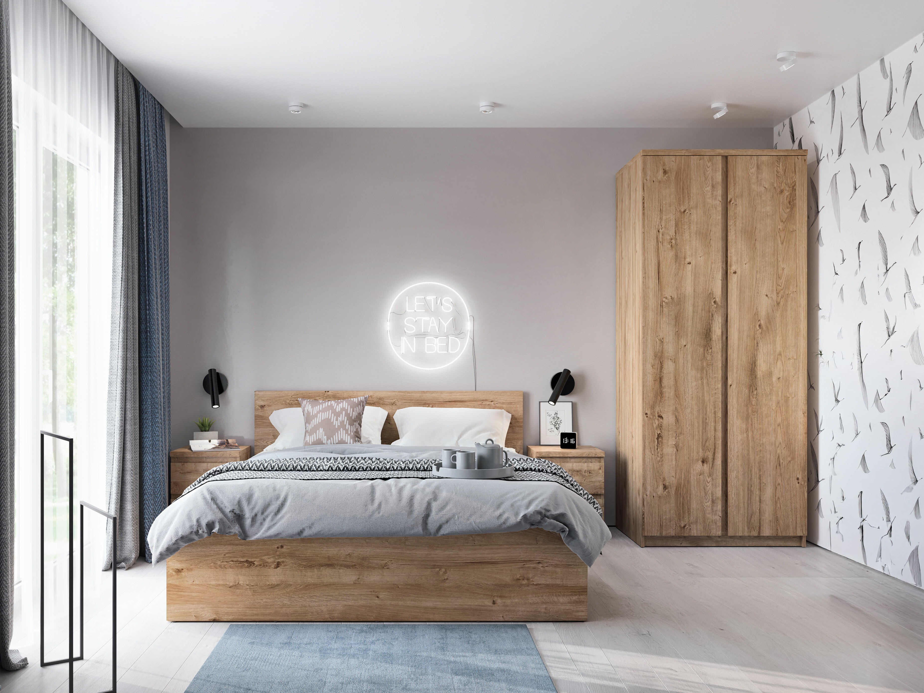 Makuuhuonesetti Merfere 124