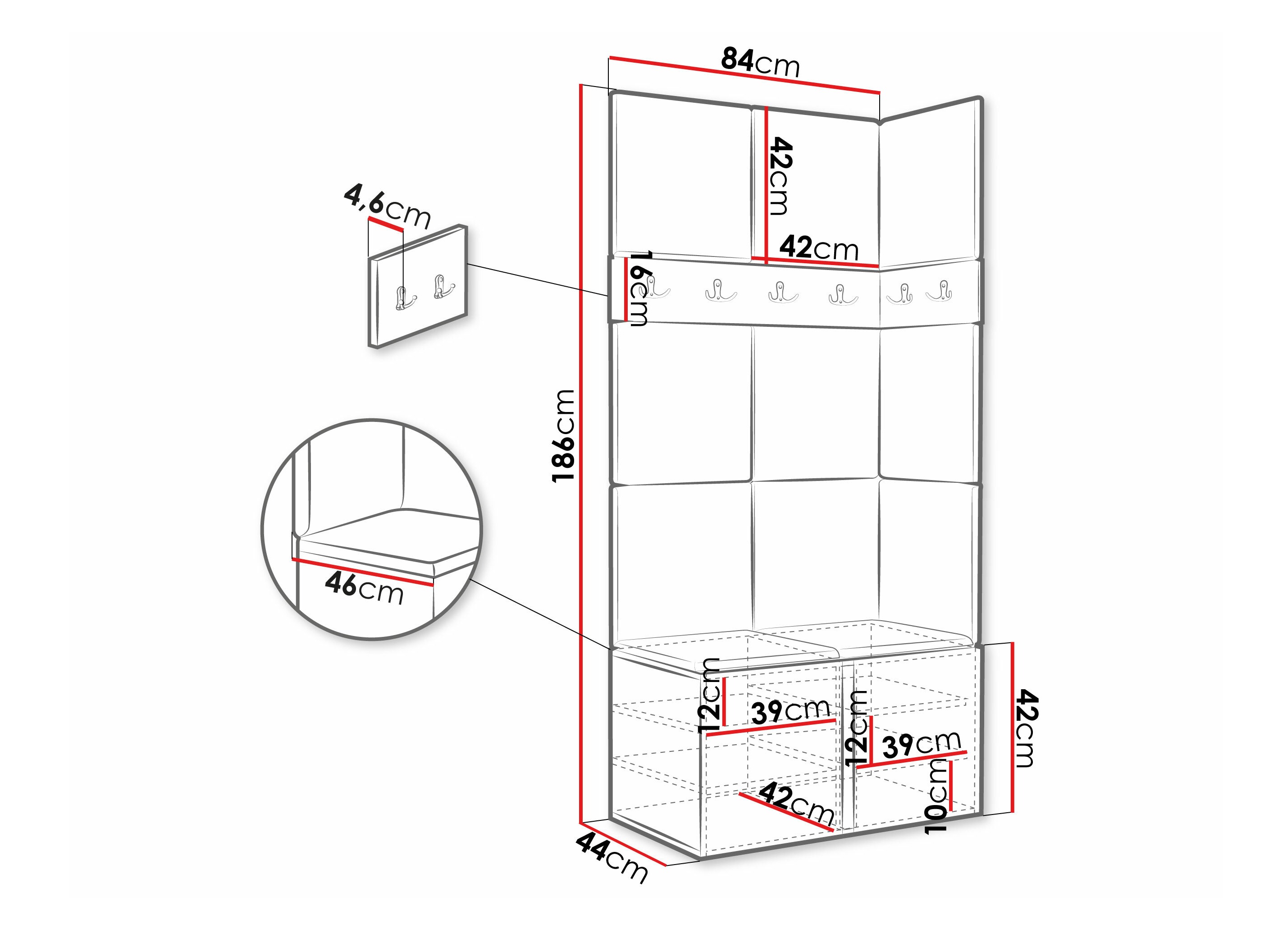Eteissetti Pinis I (Valkoinen)