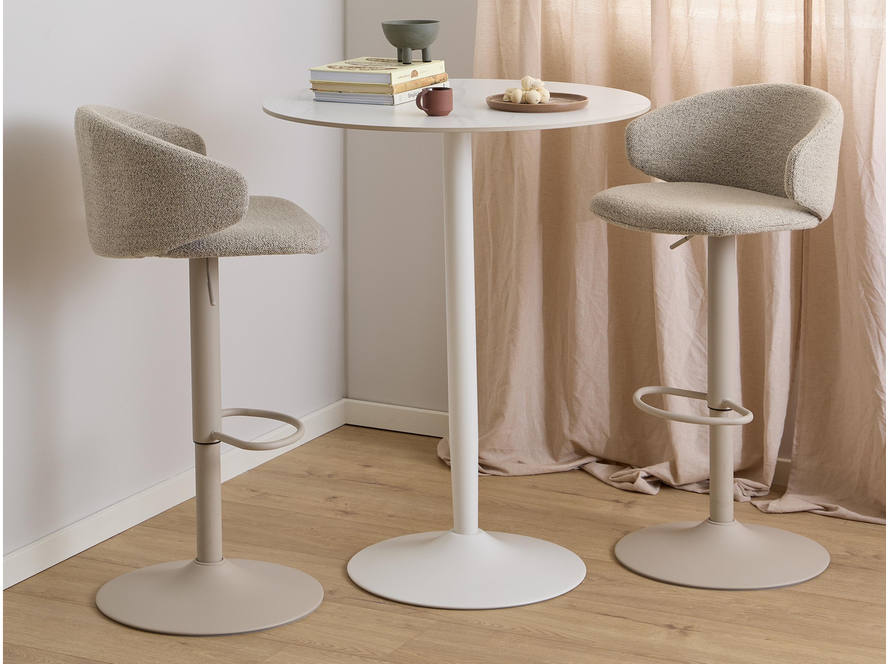 Baaripöytä Norsica 863 (Valkoinen marmori)