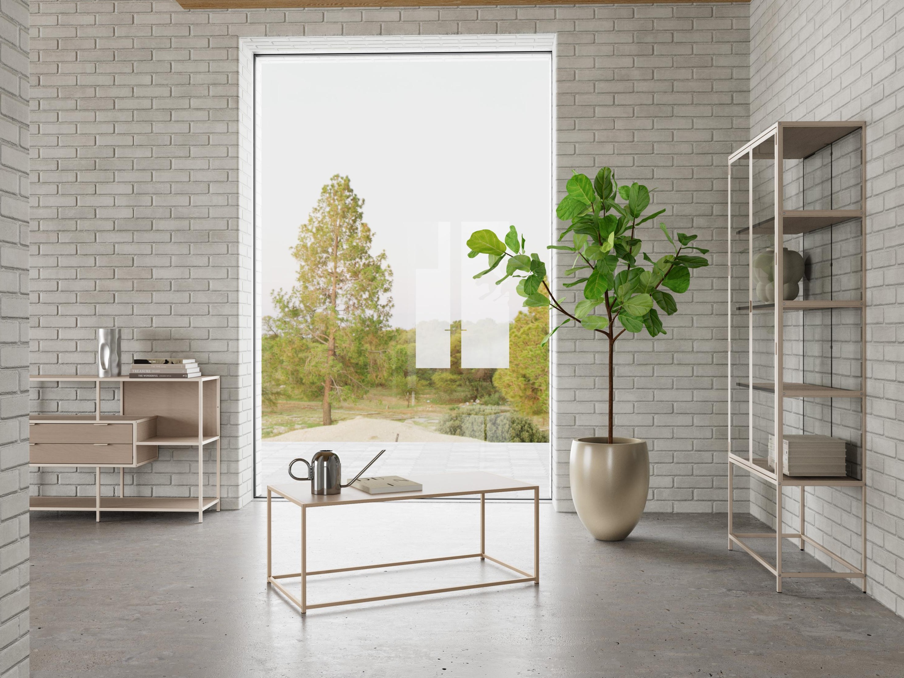 Sohvapöytä Norsica Sevferi 147 (Harmaa)