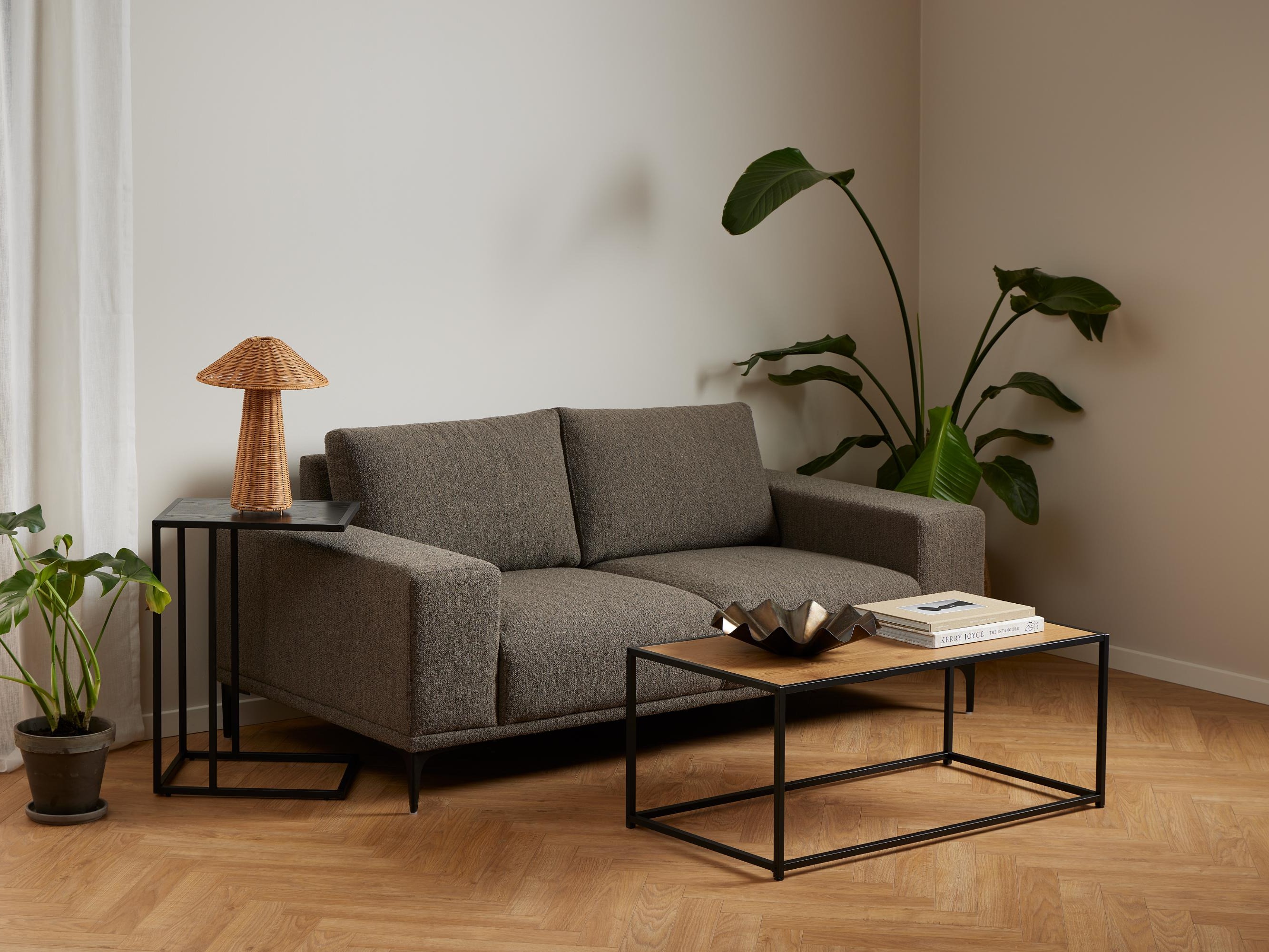 Sohvapöytä Norsica Sevferi 147 (Villi tammi + Musta)