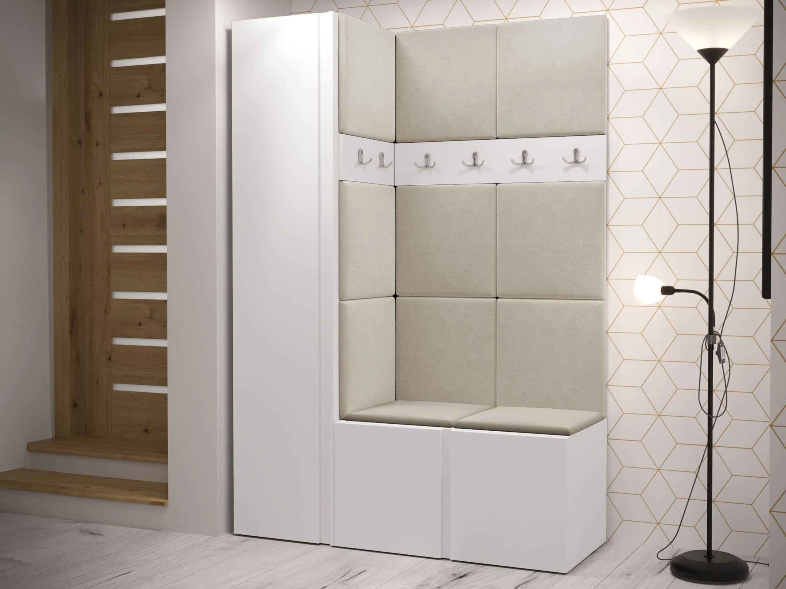 Eteissetti Hartford 471 (Valkoinen)