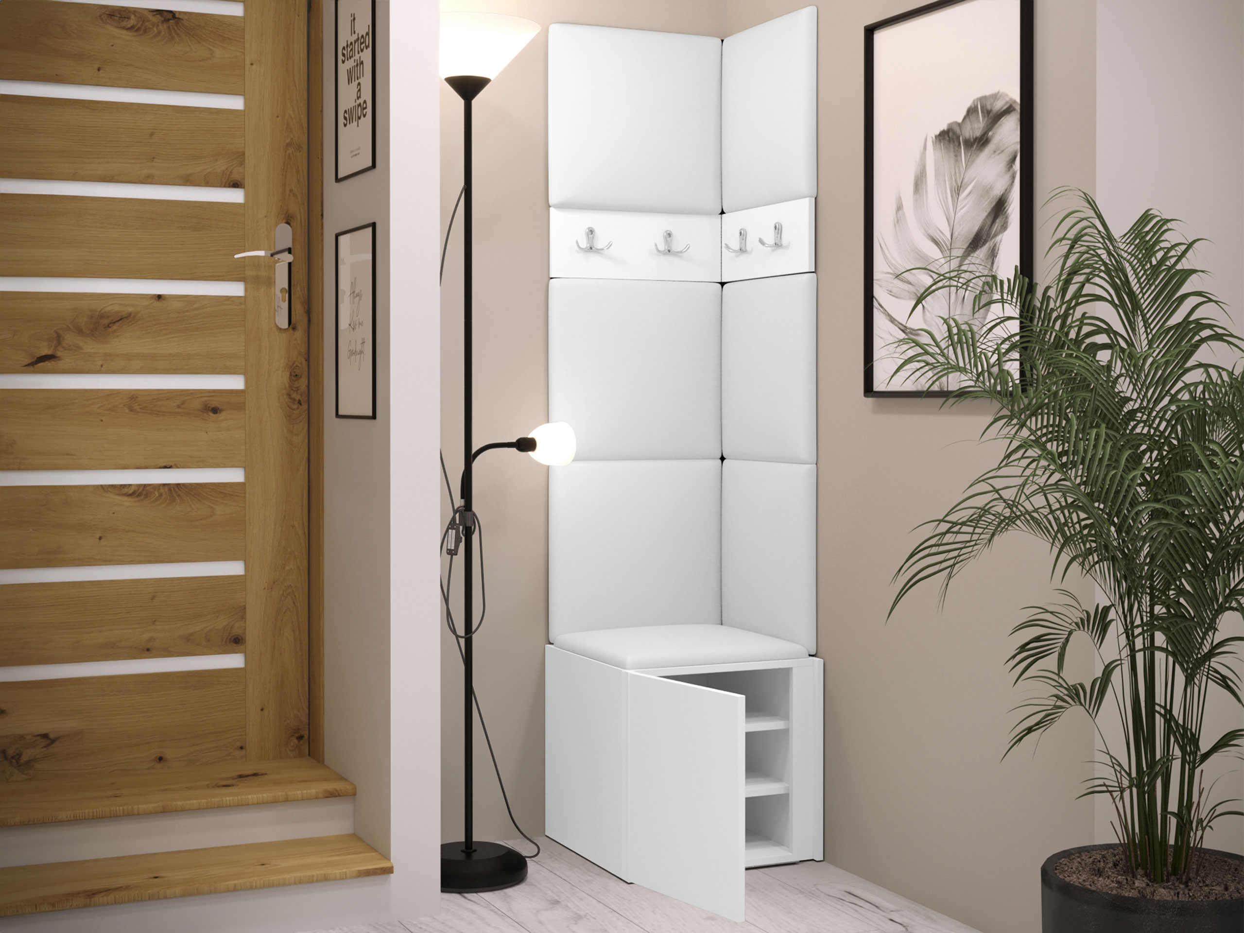 Eteissetti Hartford 347 (Valkoinen)