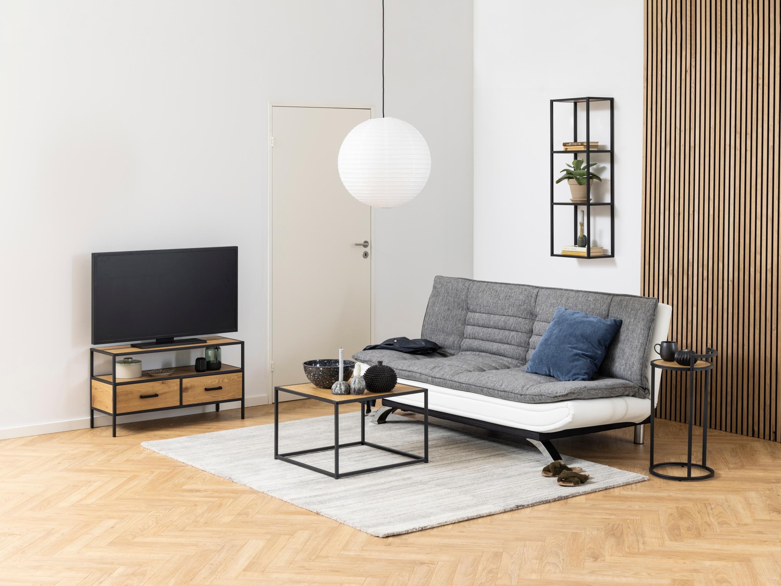 Vuodesohva Norsica 228 (Valkoinen + Vaaleanharmaa)