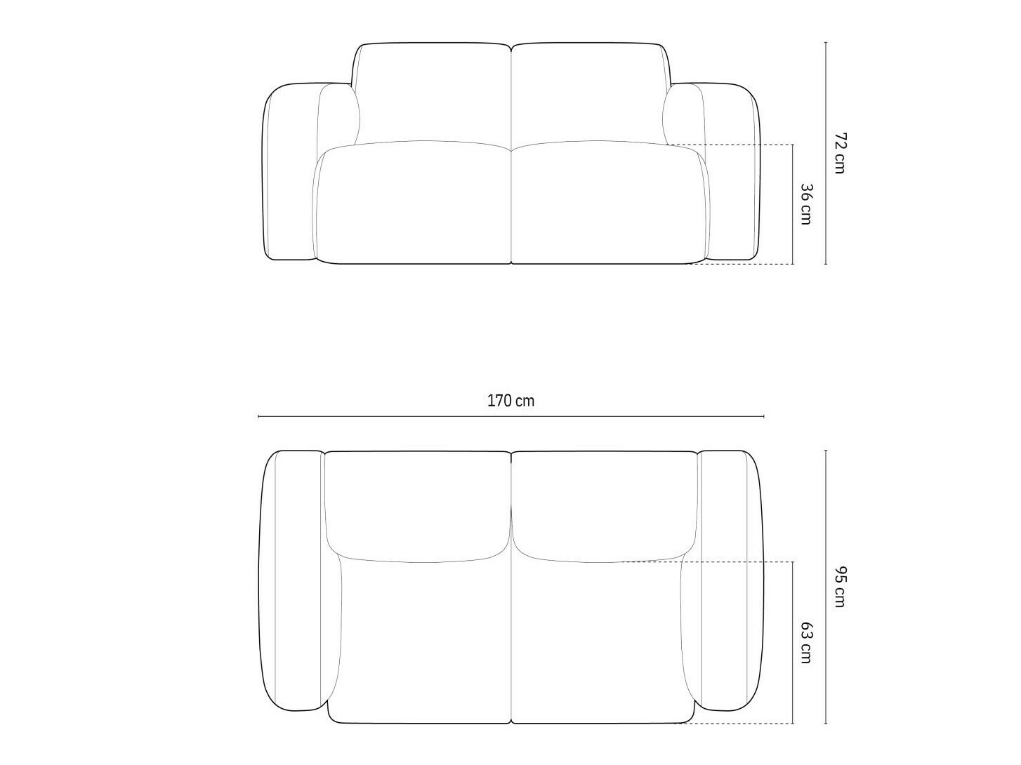 Sohva Romtoru 100 (Casino Deep Blue)