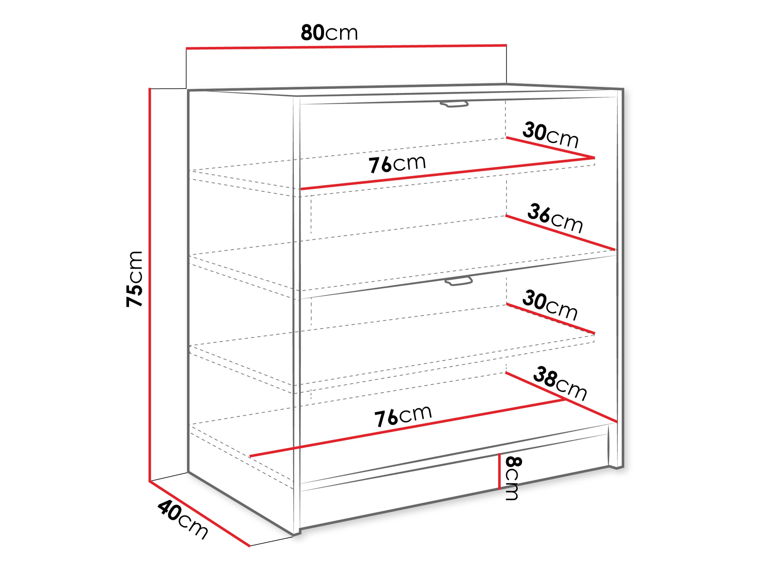 Kenkäkaappi Comfivo Velal II (Valkoinen)
