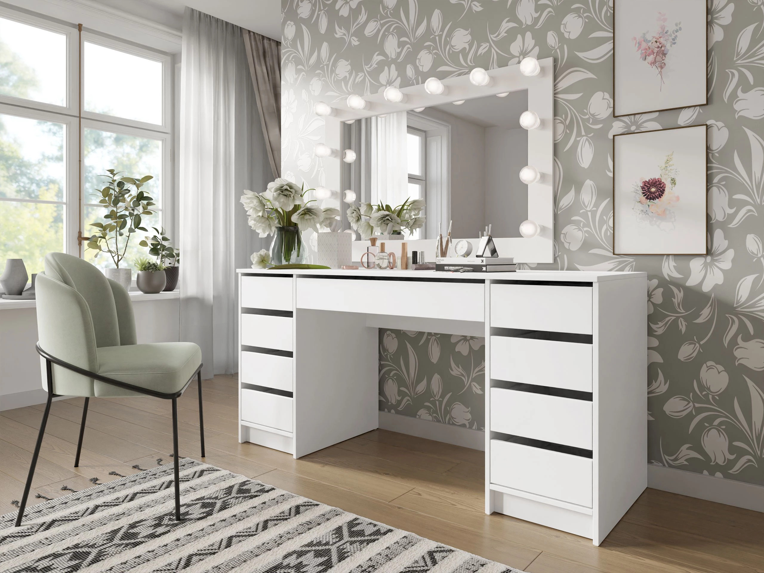 Työpöytä Comfivo Terros II (Valkoinen)