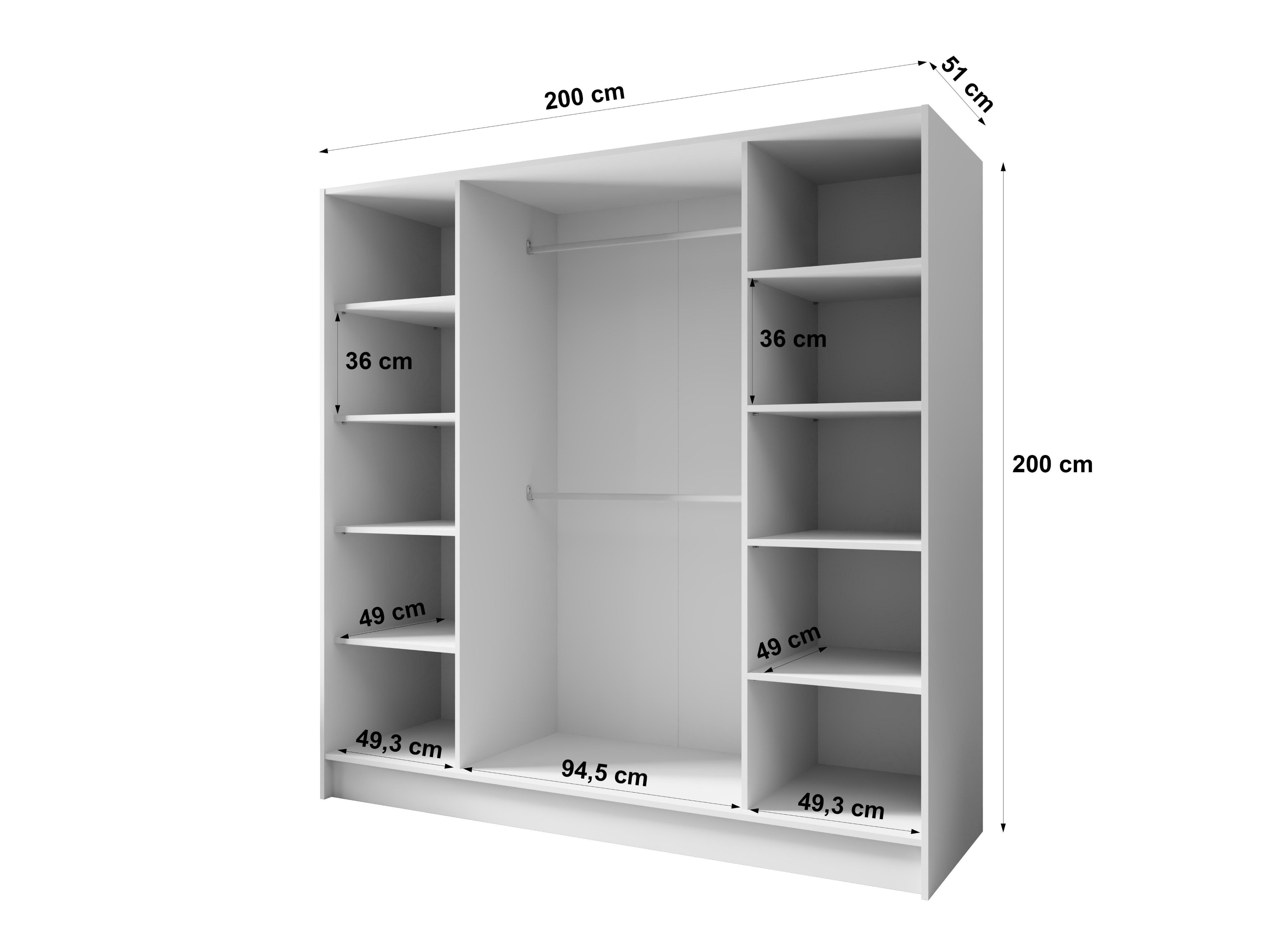 Vaatekaappi Arecibo 105