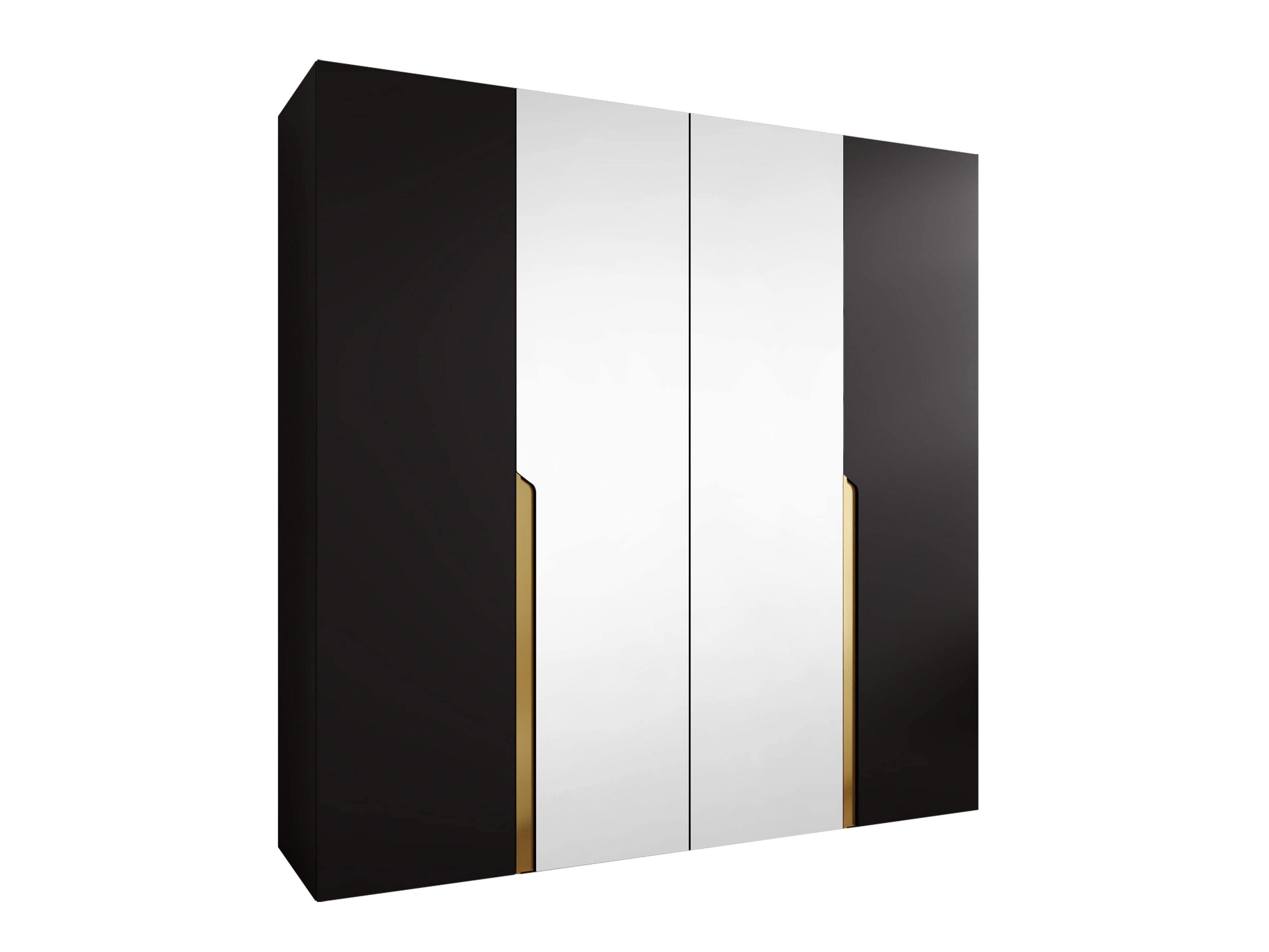 Vaatekaappi Hartford 586 (Musta)