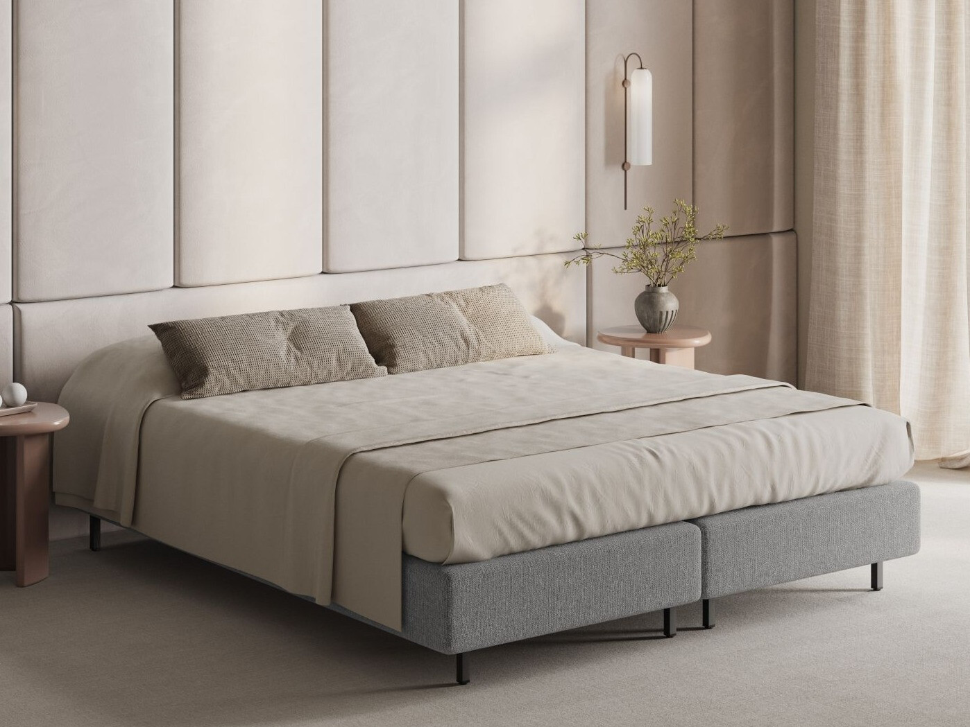 Sänky Beckley 339 (Eden 18 Harmaa)