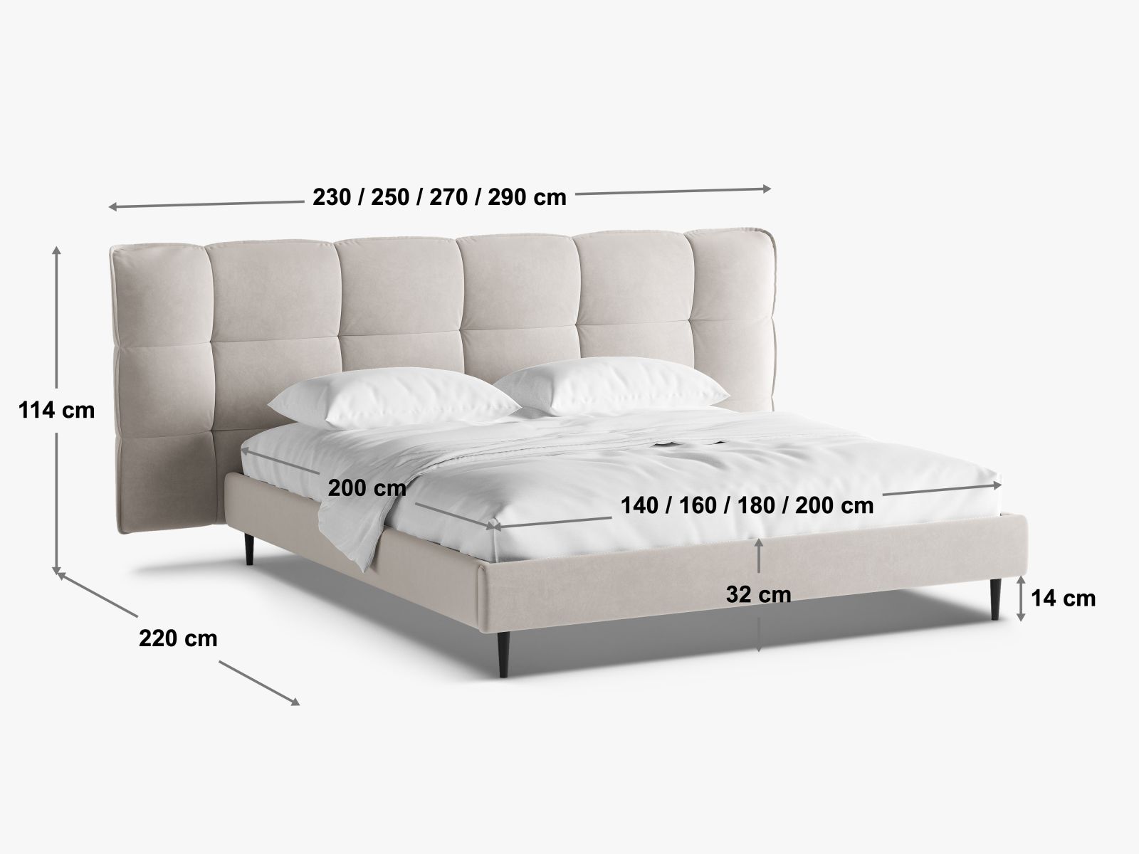 Sänky Beckley 340 (Sicuro 10)
