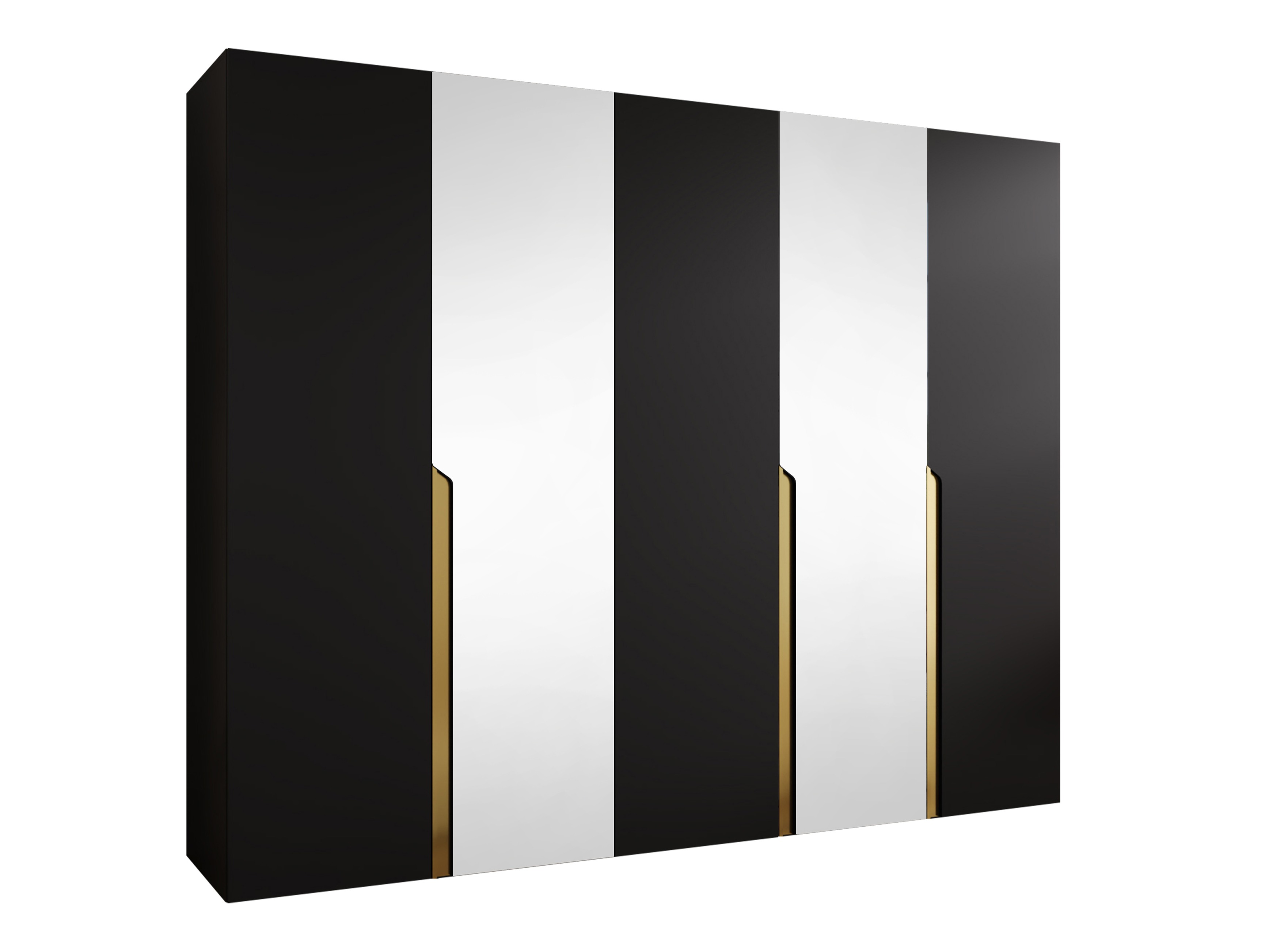 Vaatekaappi Hartford 587 (Musta)