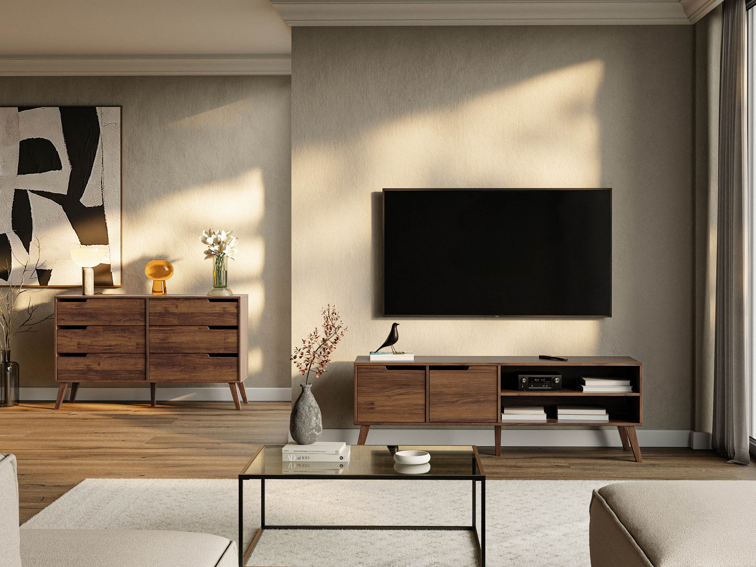 Olohuonesetti Otis II (Pähkinä)