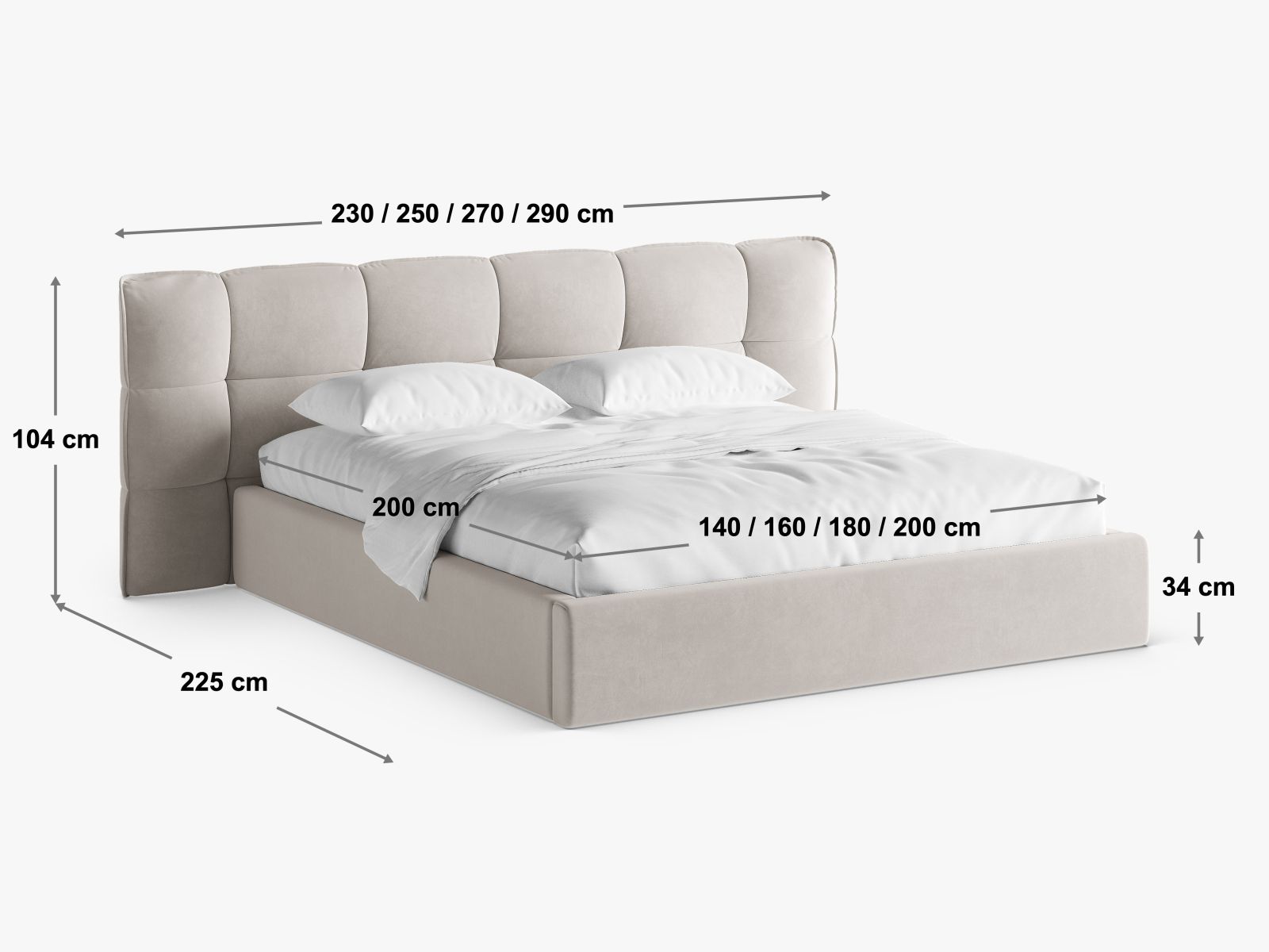 Sänky Beckley 341 (Sicuro 10)