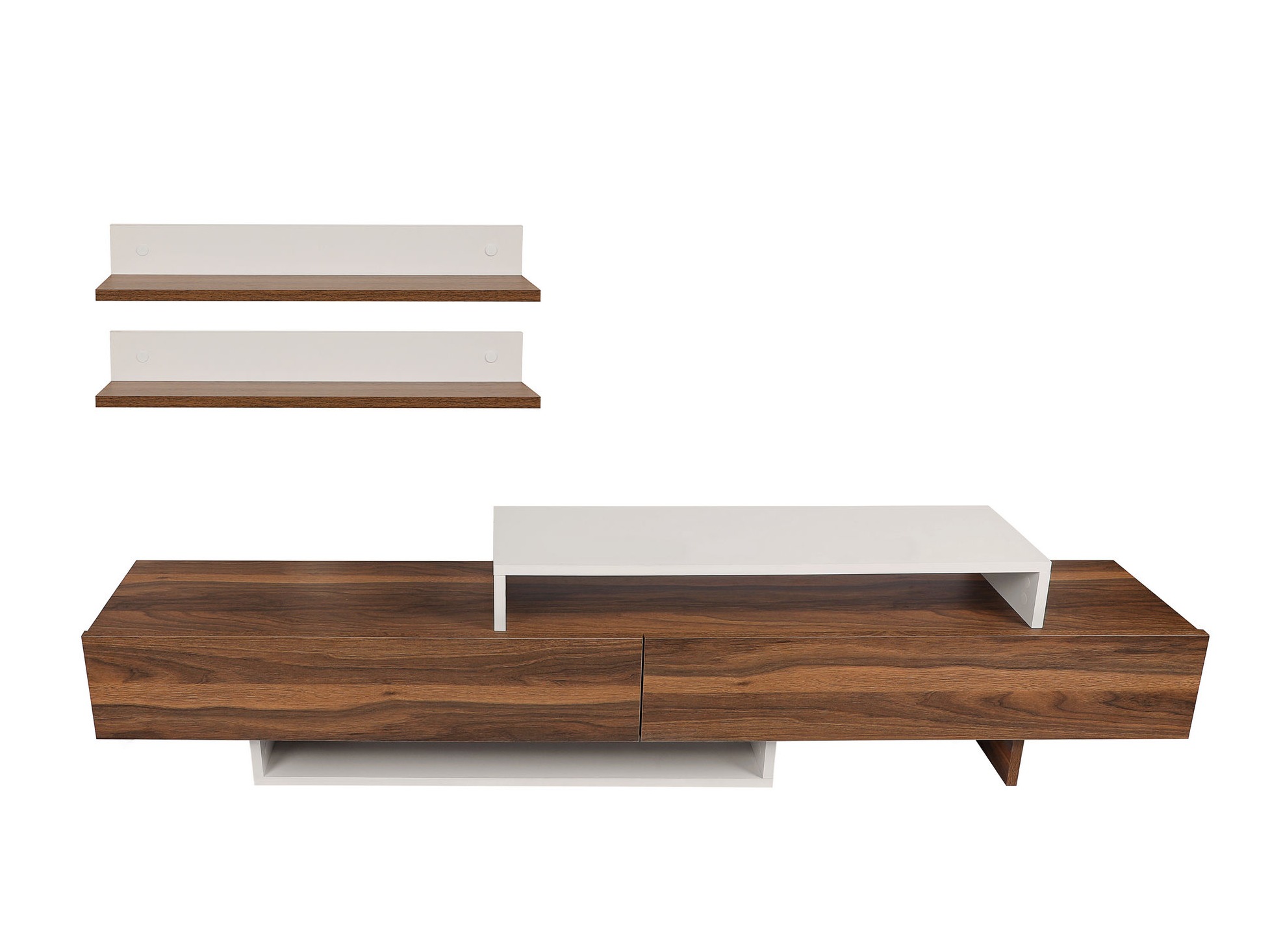 TV-taso Kailua 998 (Tiikki + Valkoinen)