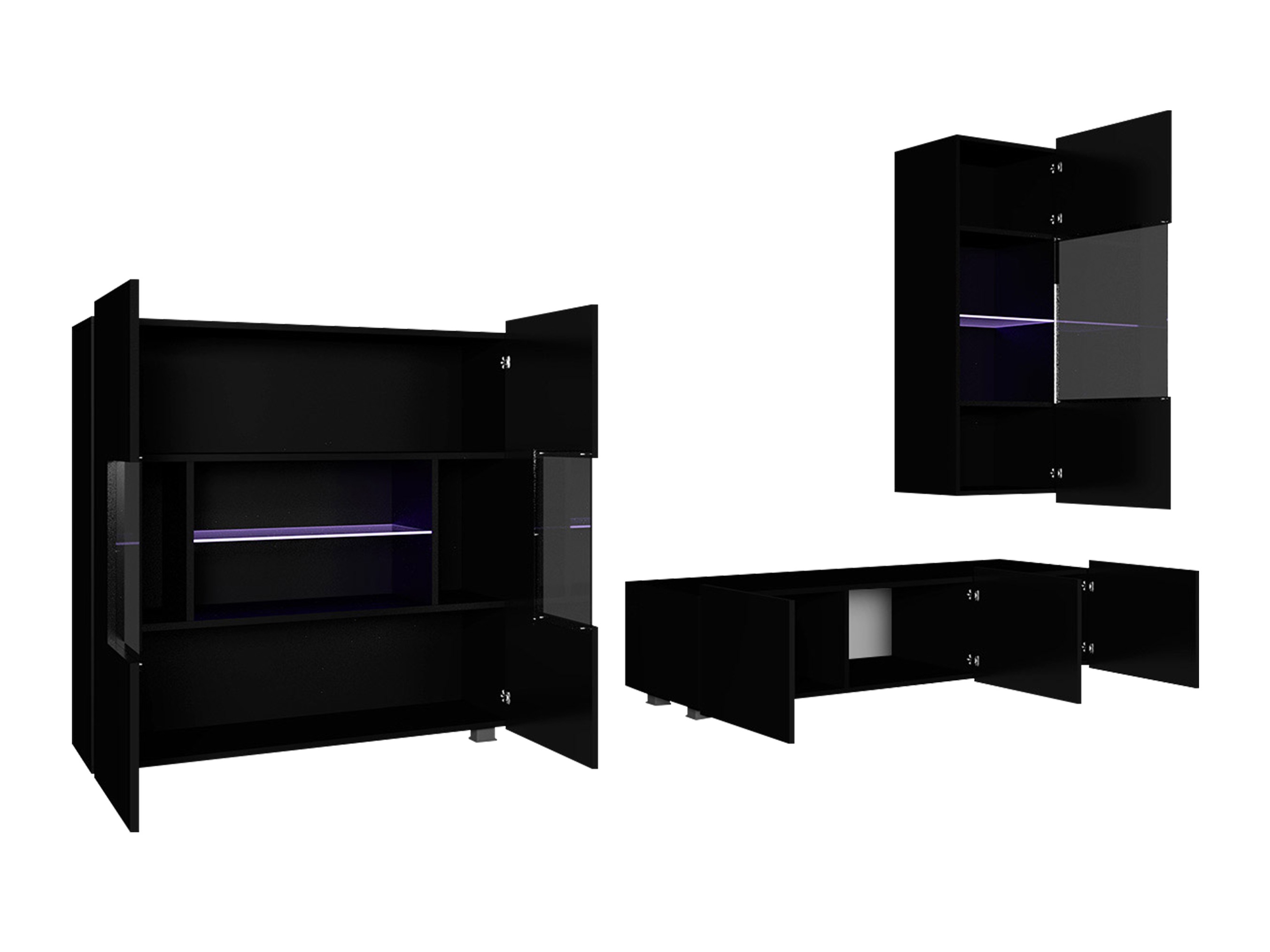 Olohuonesetti Remus VII (Valkoinen + Kiiltävä valkoinen)