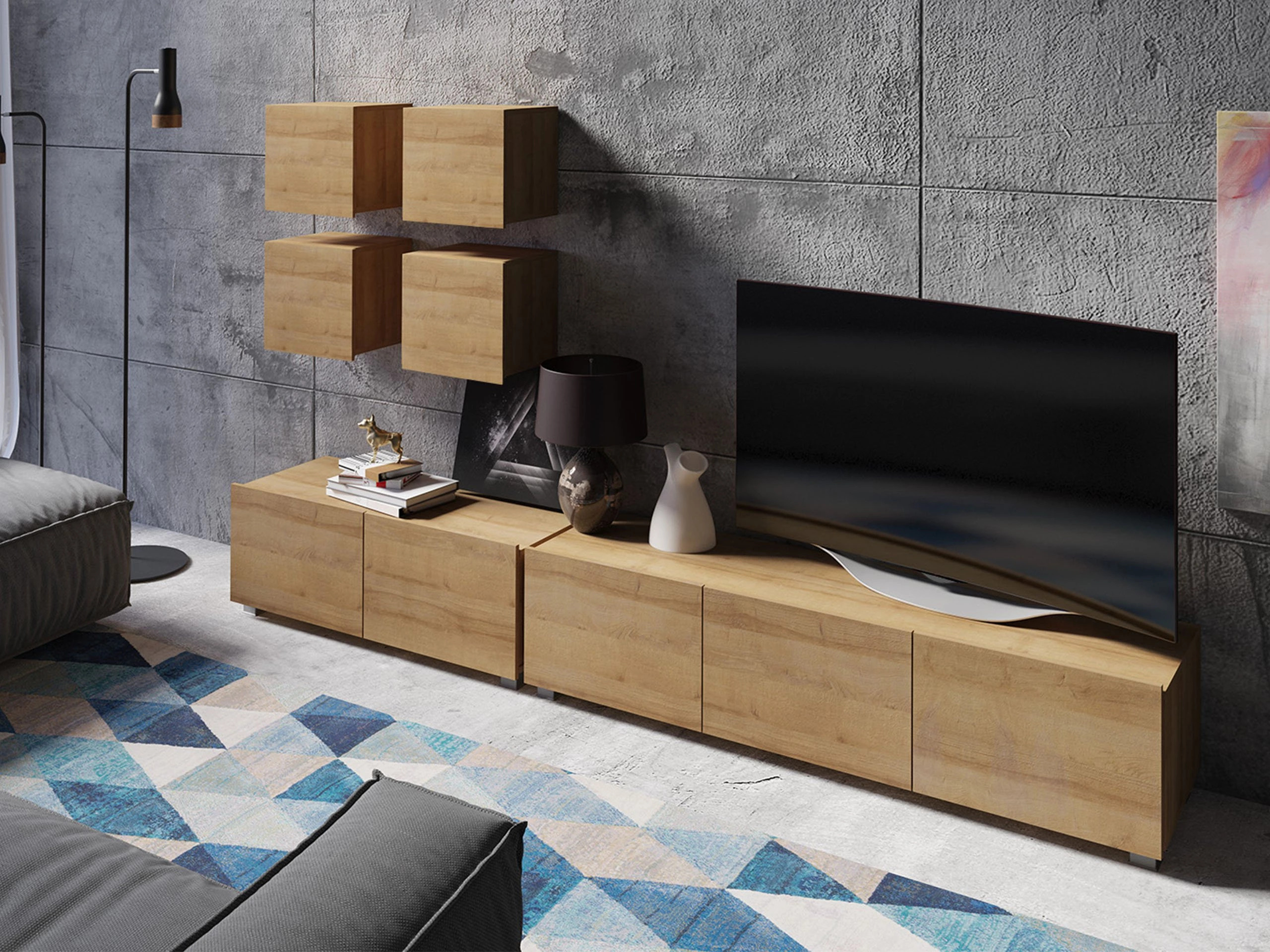 Olohuonesetti Tivdalu 132 (Kultainen tammi)