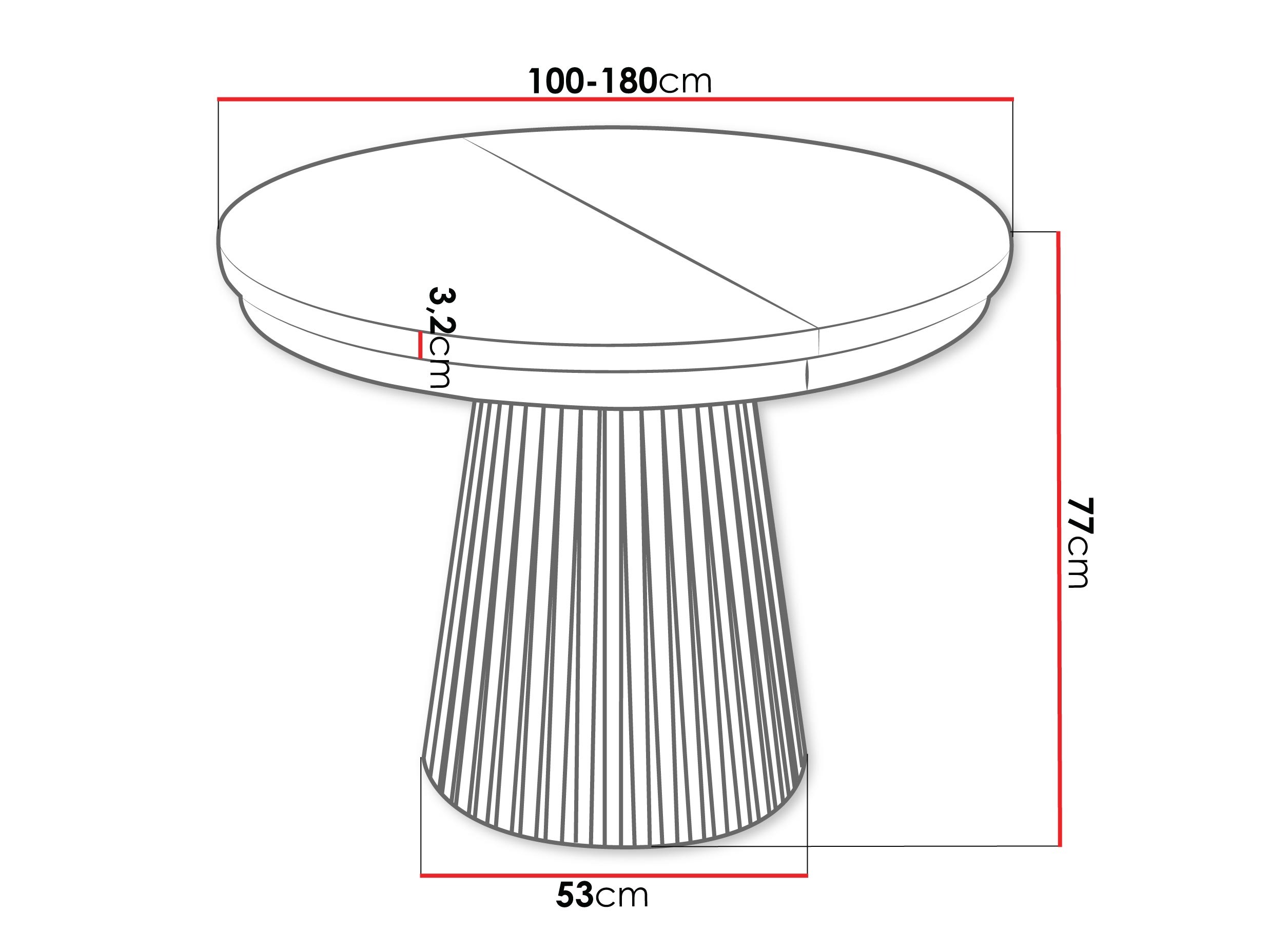 Pöytä Stanton 150 (Artisaanitammi)